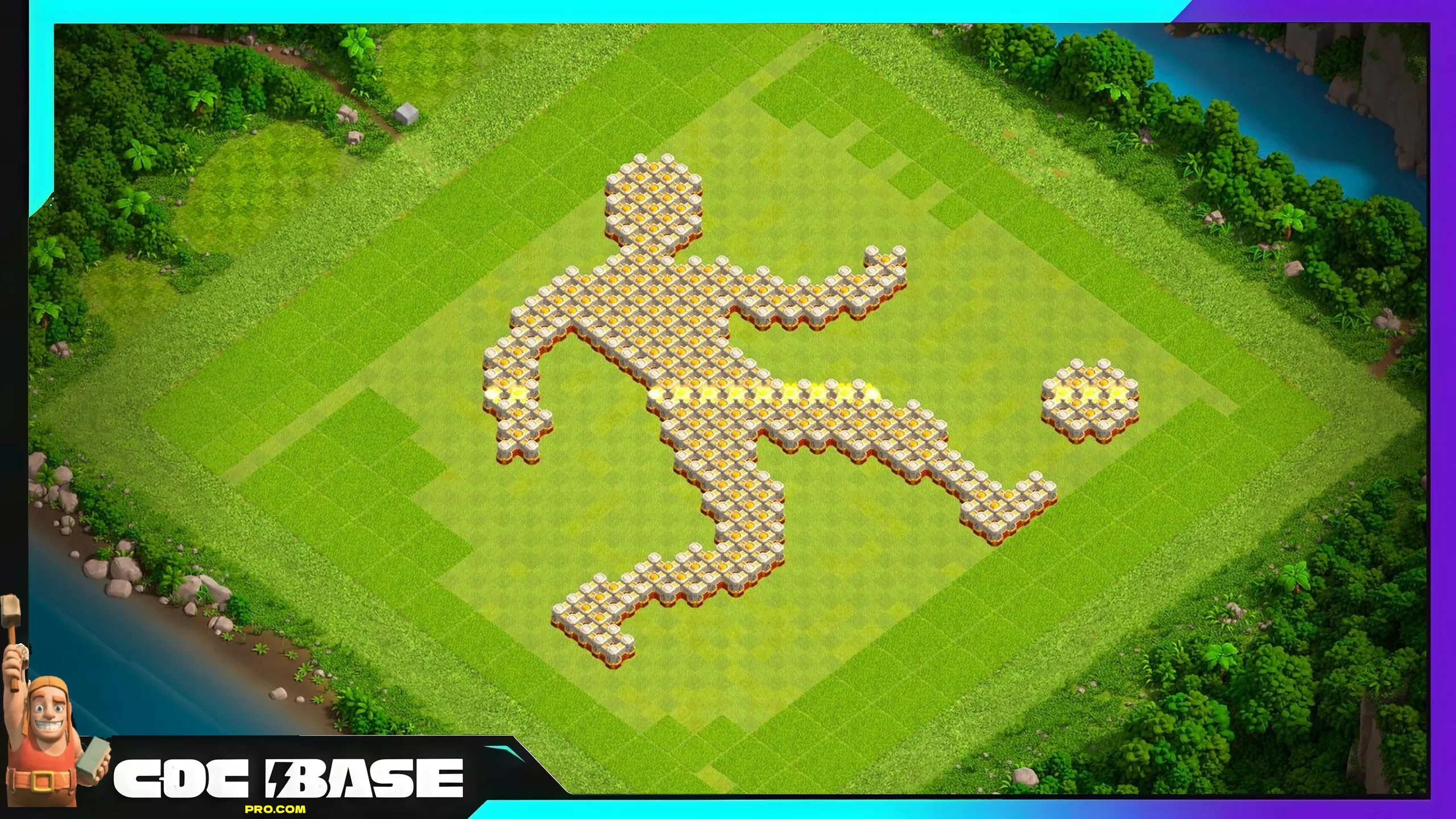 TH16 Funny Troll Layout 2026 Base Link #16