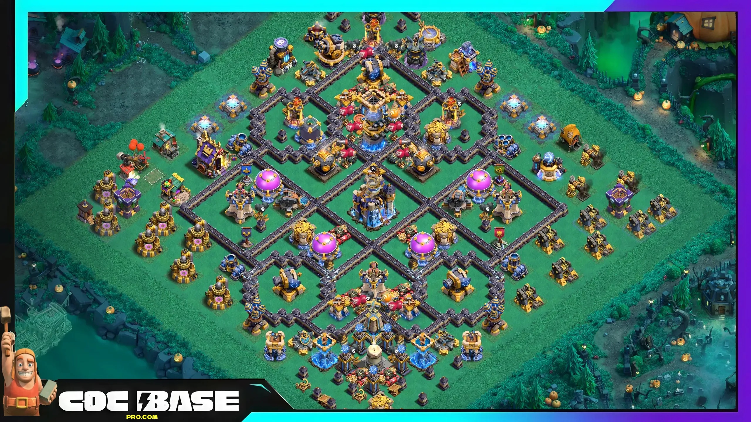 TH18 Hybrid Layout 2026 Defense and Resource Protection #01