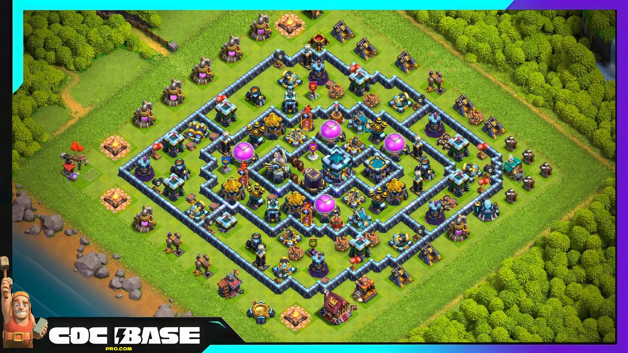TH13 Farm Layout Copy Link 2026 Anti Loot Setup #22