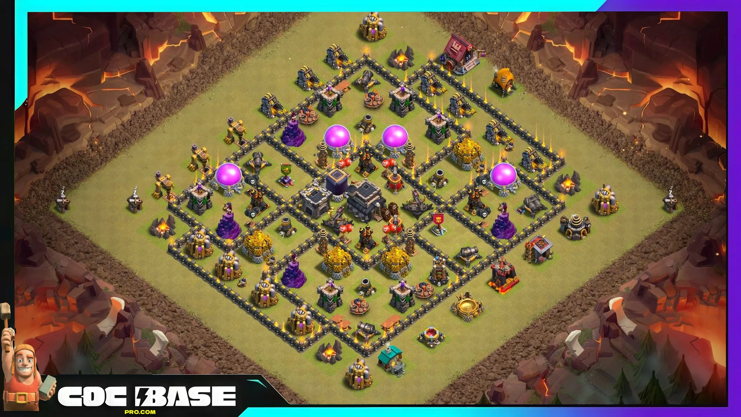 Best TH9 CWL Base 2026 Strong War Defense #09