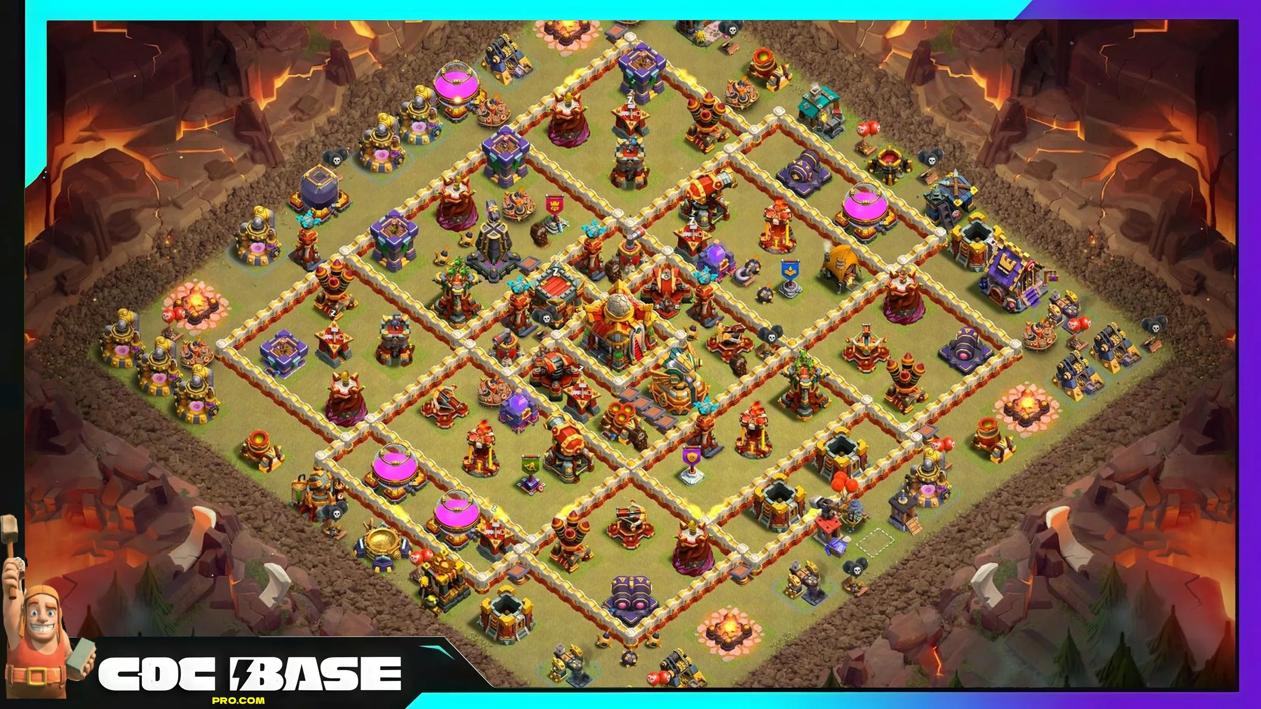 TH16 Clan War League Base Link 2026 Anti 3 Star Setup #23