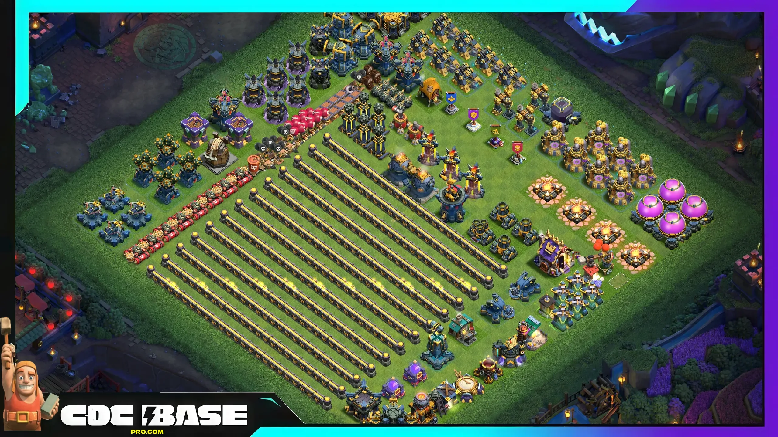 New TH17 Troll Defense Base 2026 Easy Copy #02