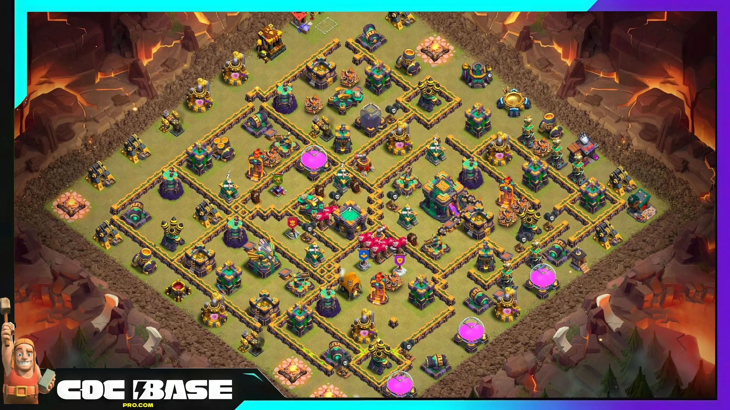 Best TH14 CWL Base 2026 Strong War Defense #25