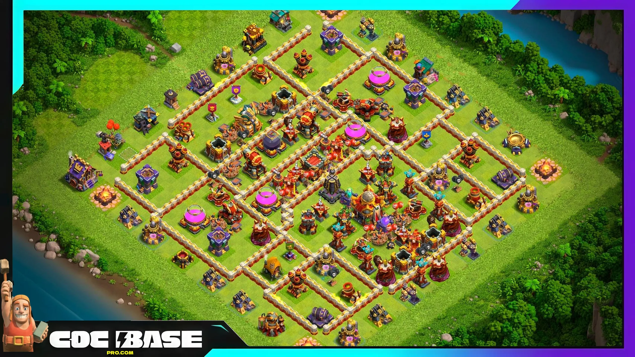 New TH16 Hybrid Layout 2026 Strong Defense #11