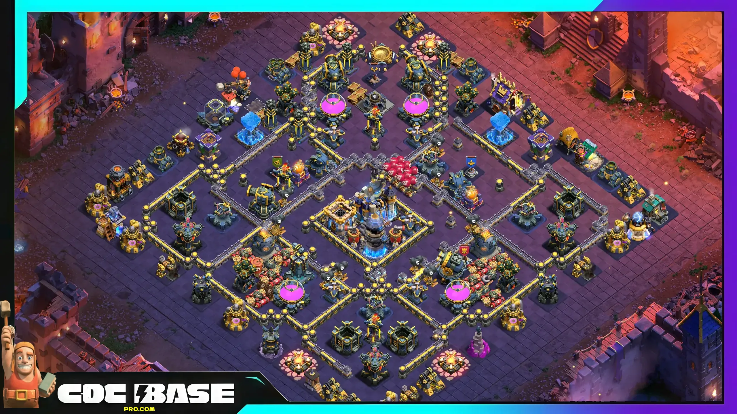 TH18 Free War Base Link 2026 Anti 3 Star Compact Layout