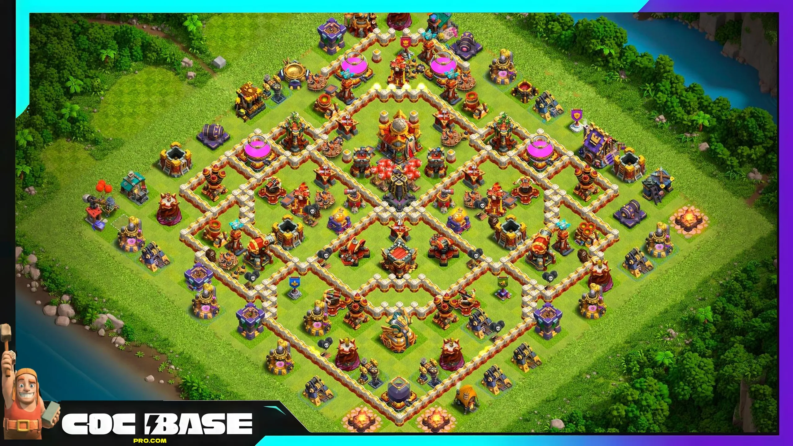 New TH16 Hybrid Layout 2026 Strong Defense #23
