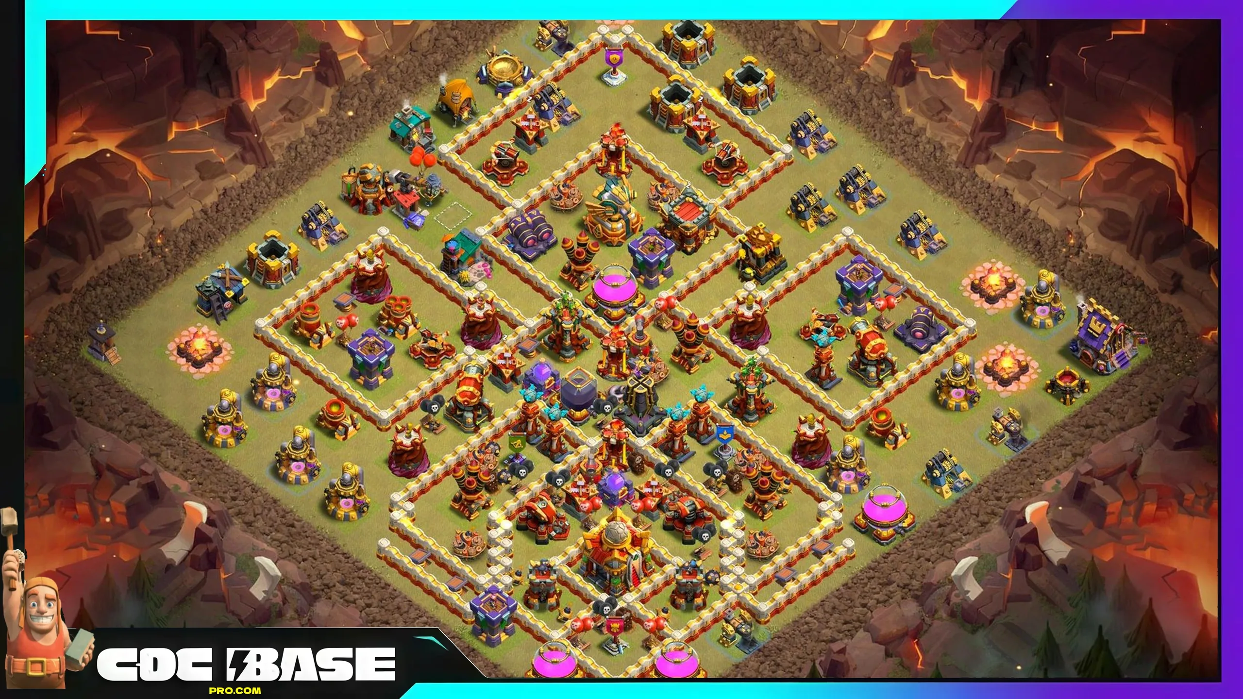 Best TH16 CWL Base 2026 Strong War Defense #26