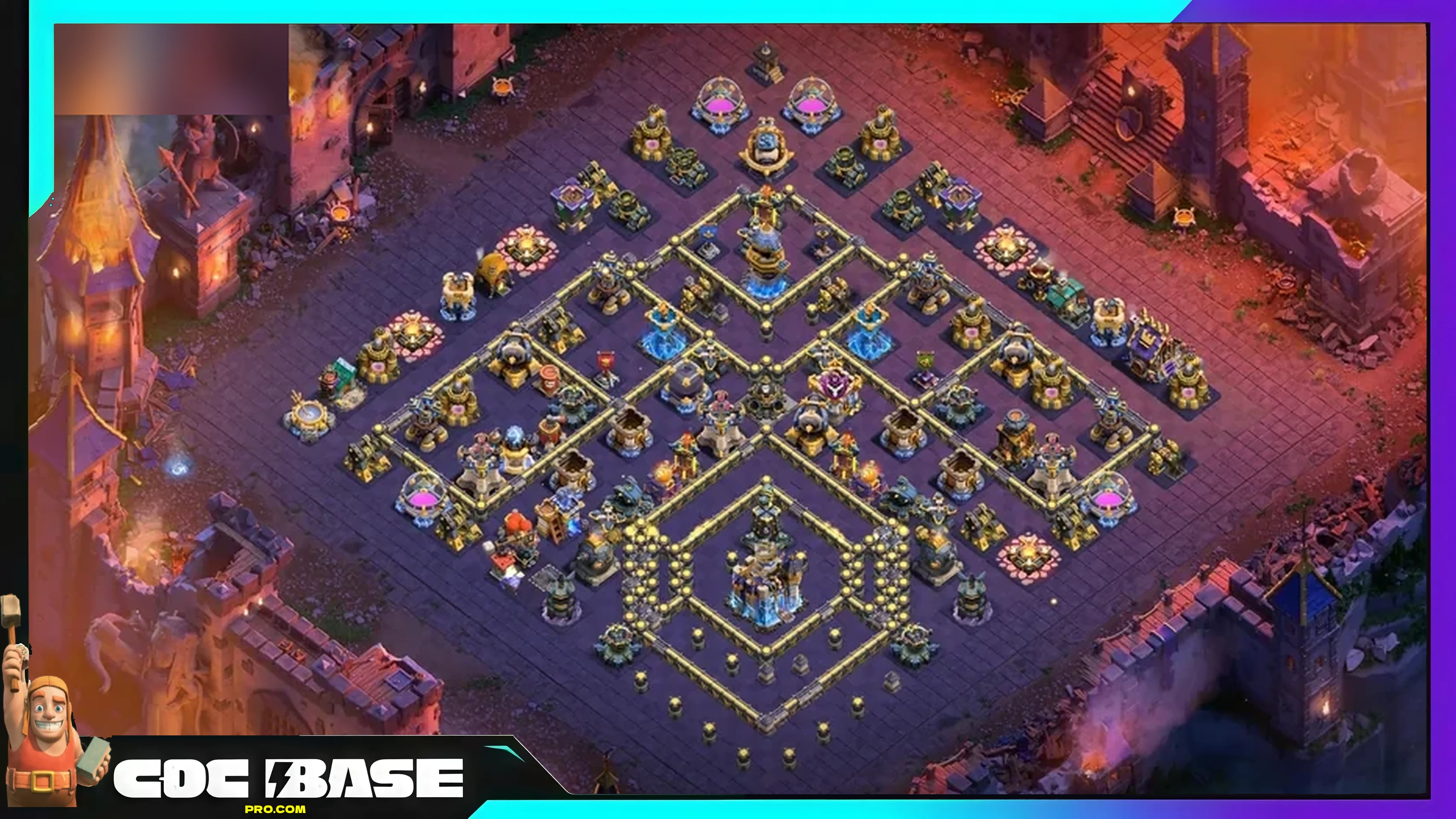 TH18 Free War Base Link 2026 Anti 2 Star Ring