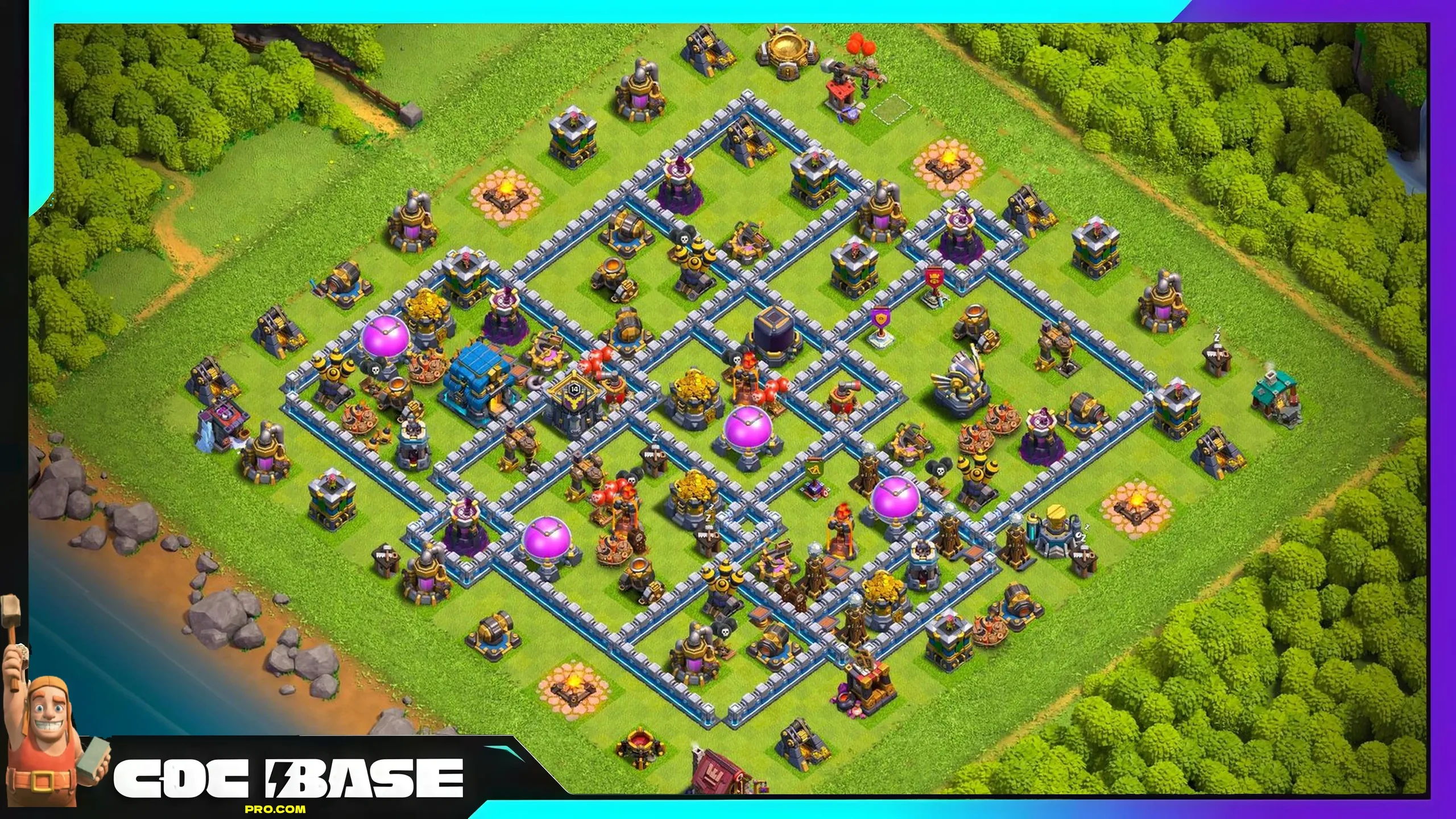 New TH12 Farming Base 2026 Strong Loot Defense #04
