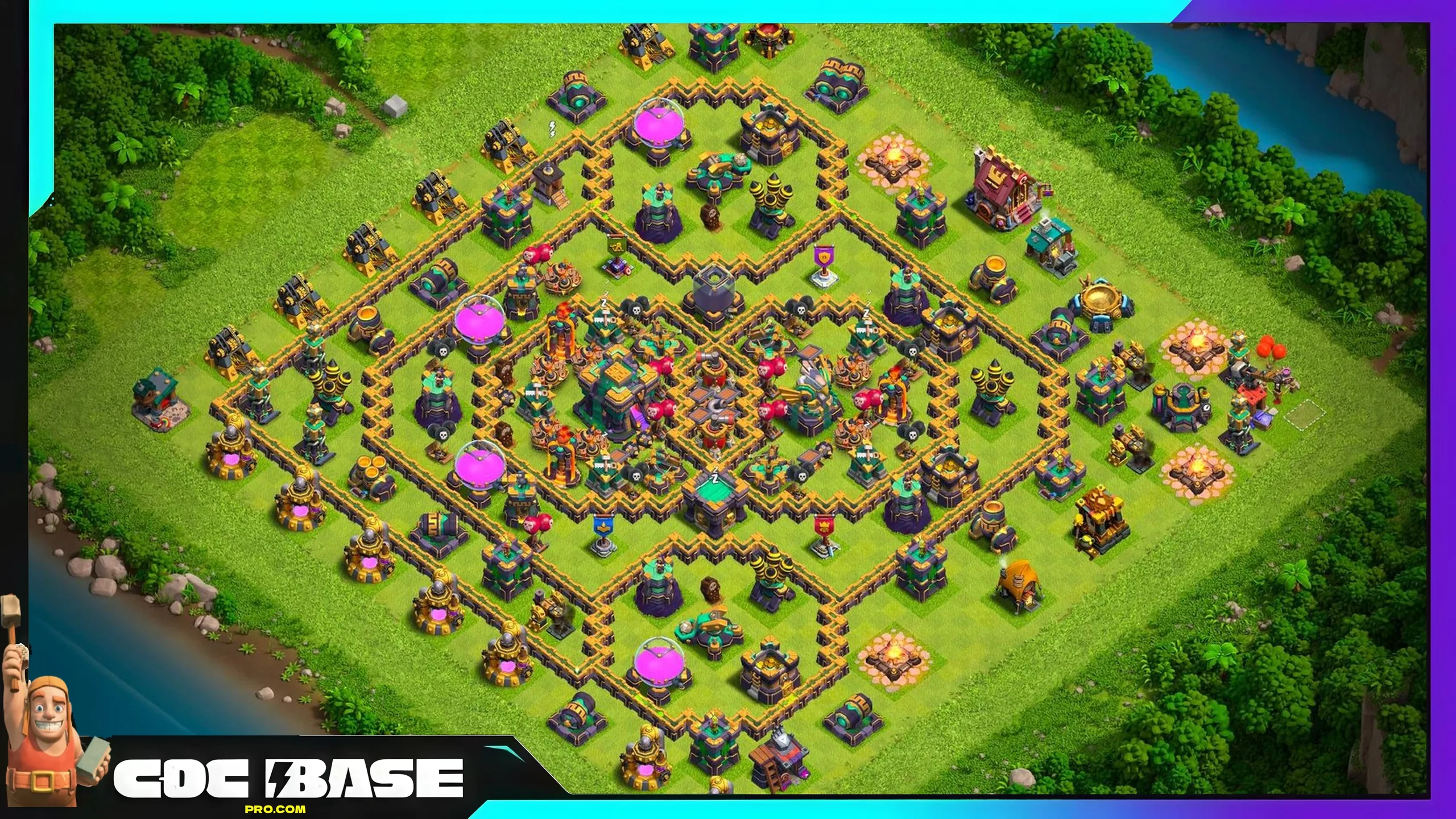 New TH14 Farming Base 2026 Strong Loot Defense #06