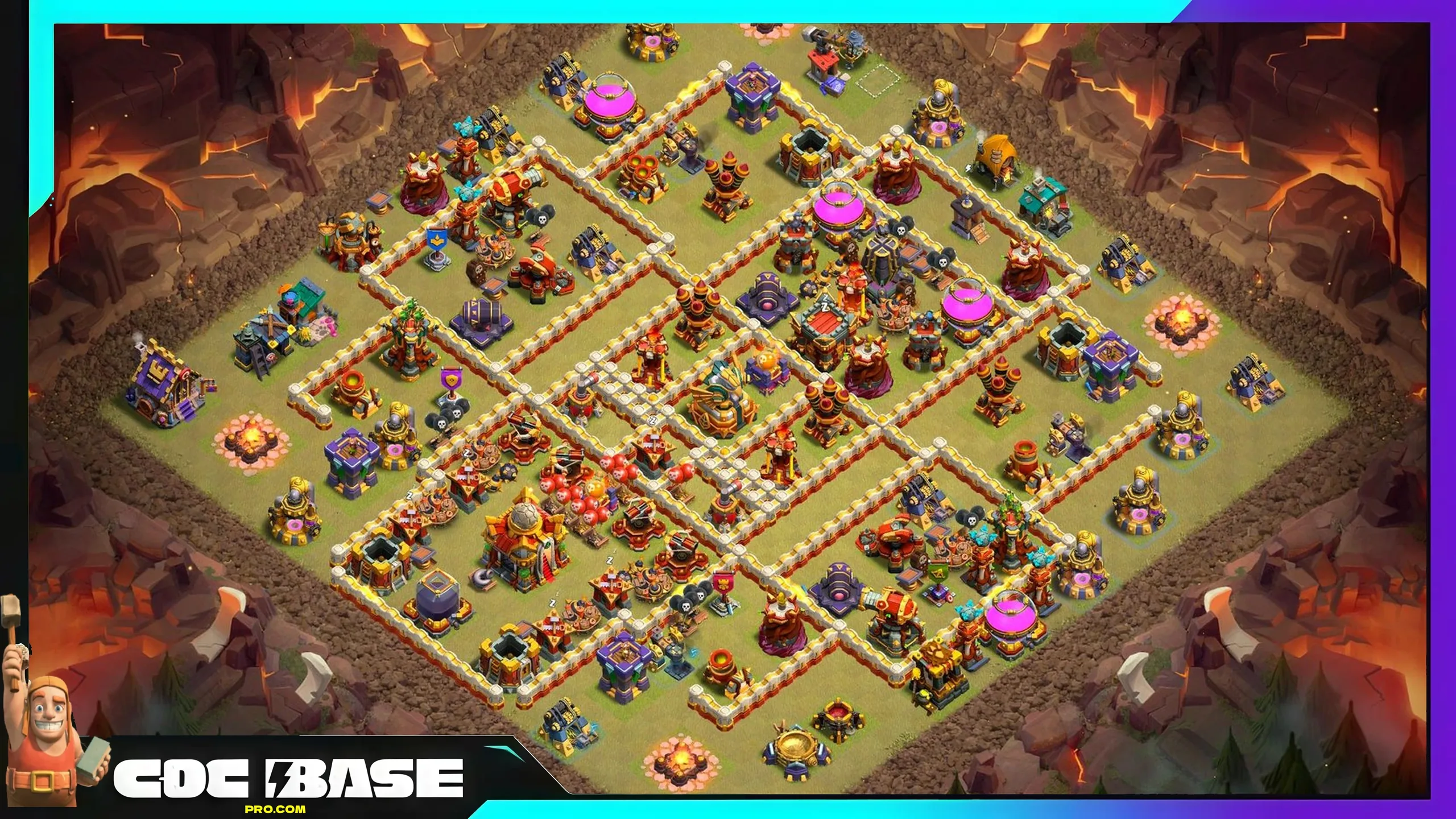 TH16 Clan War League Base Link 2026 Anti 3 Star Setup #08