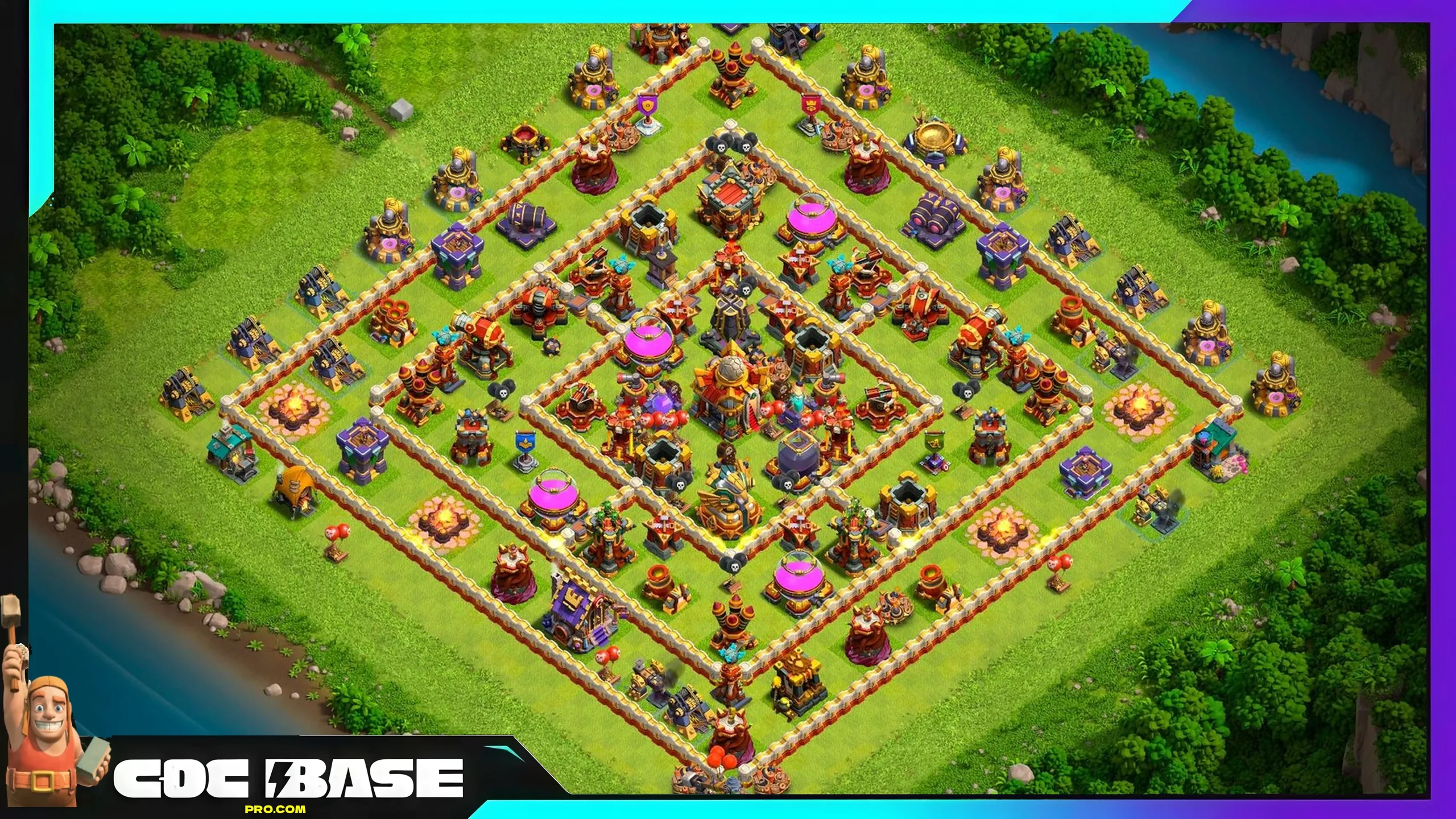TH16 Farm Base With Copy Link 2026 Resource Protection #06