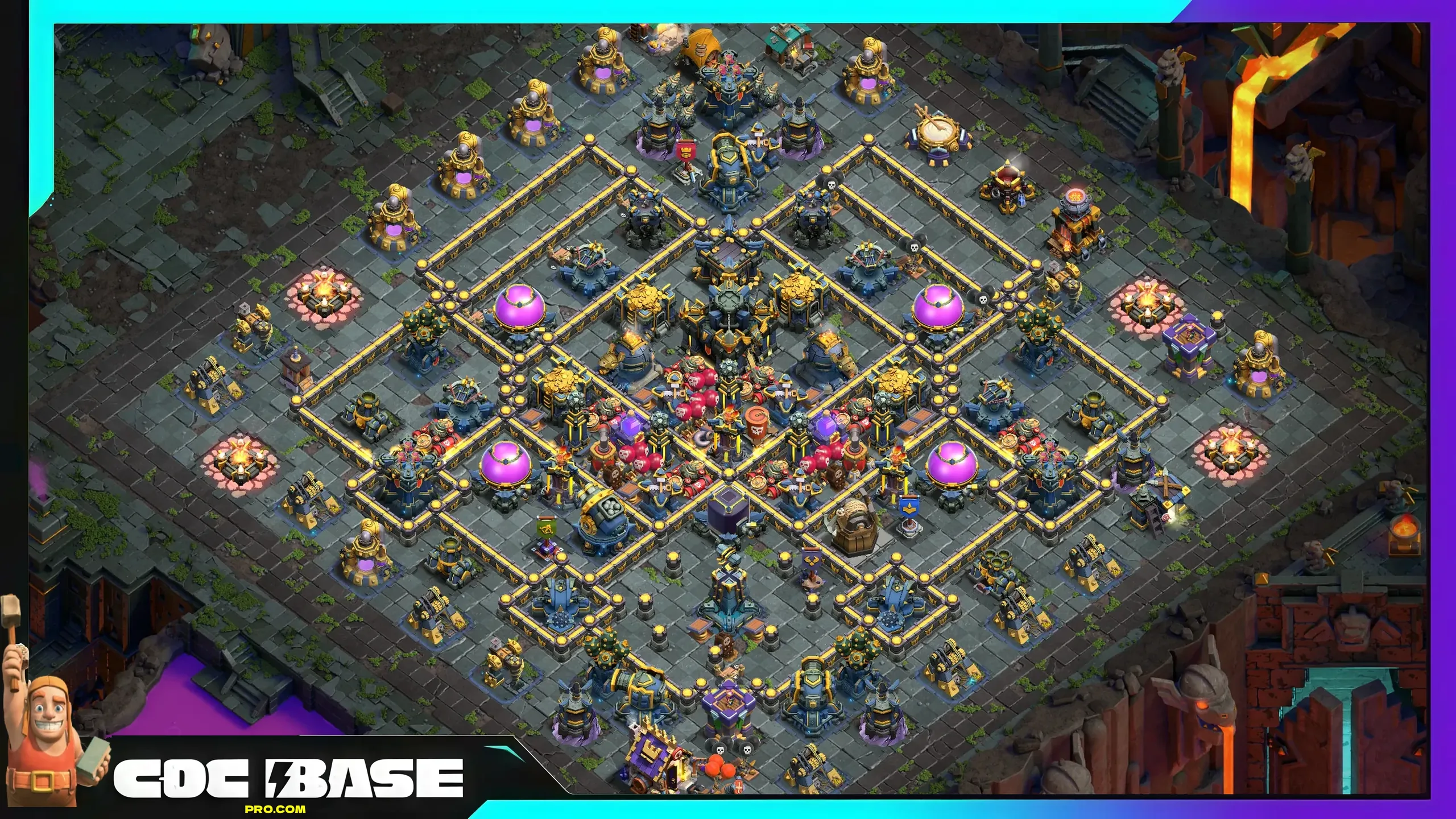 TH17 Farming Layout 2026 Anti 3 Star Defense #18