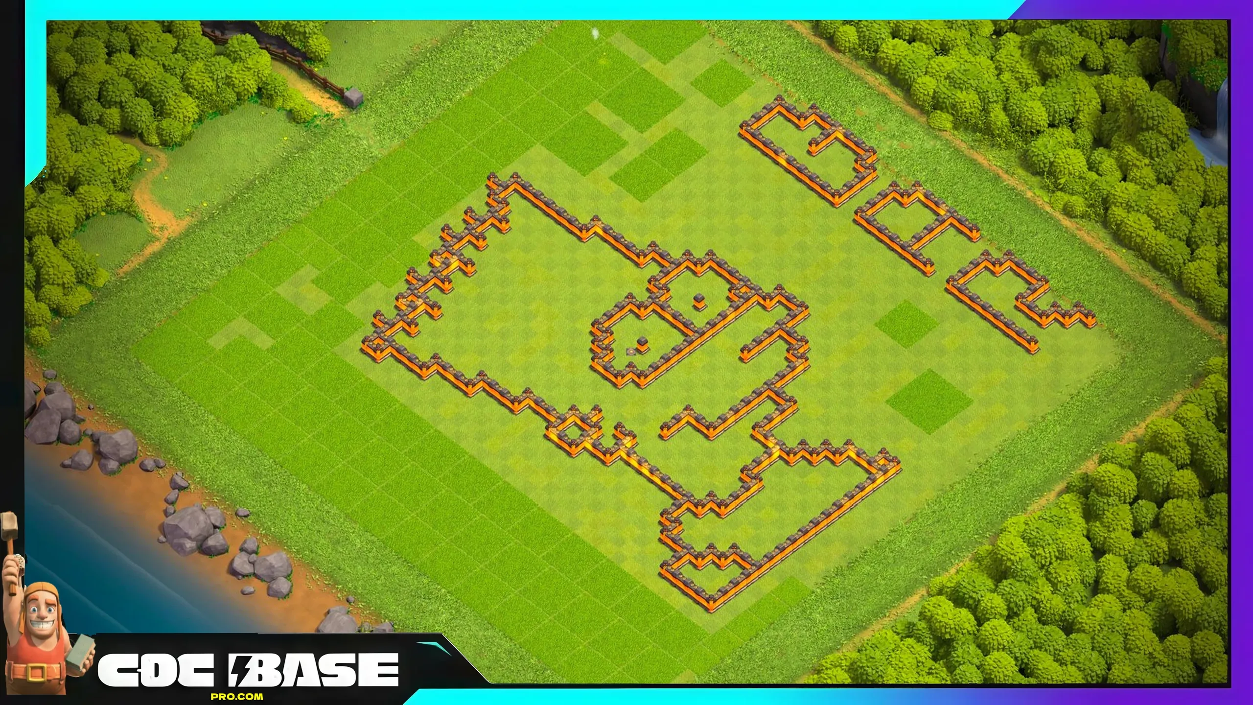 New TH10 Troll Defense Base 2026 Easy Copy #02