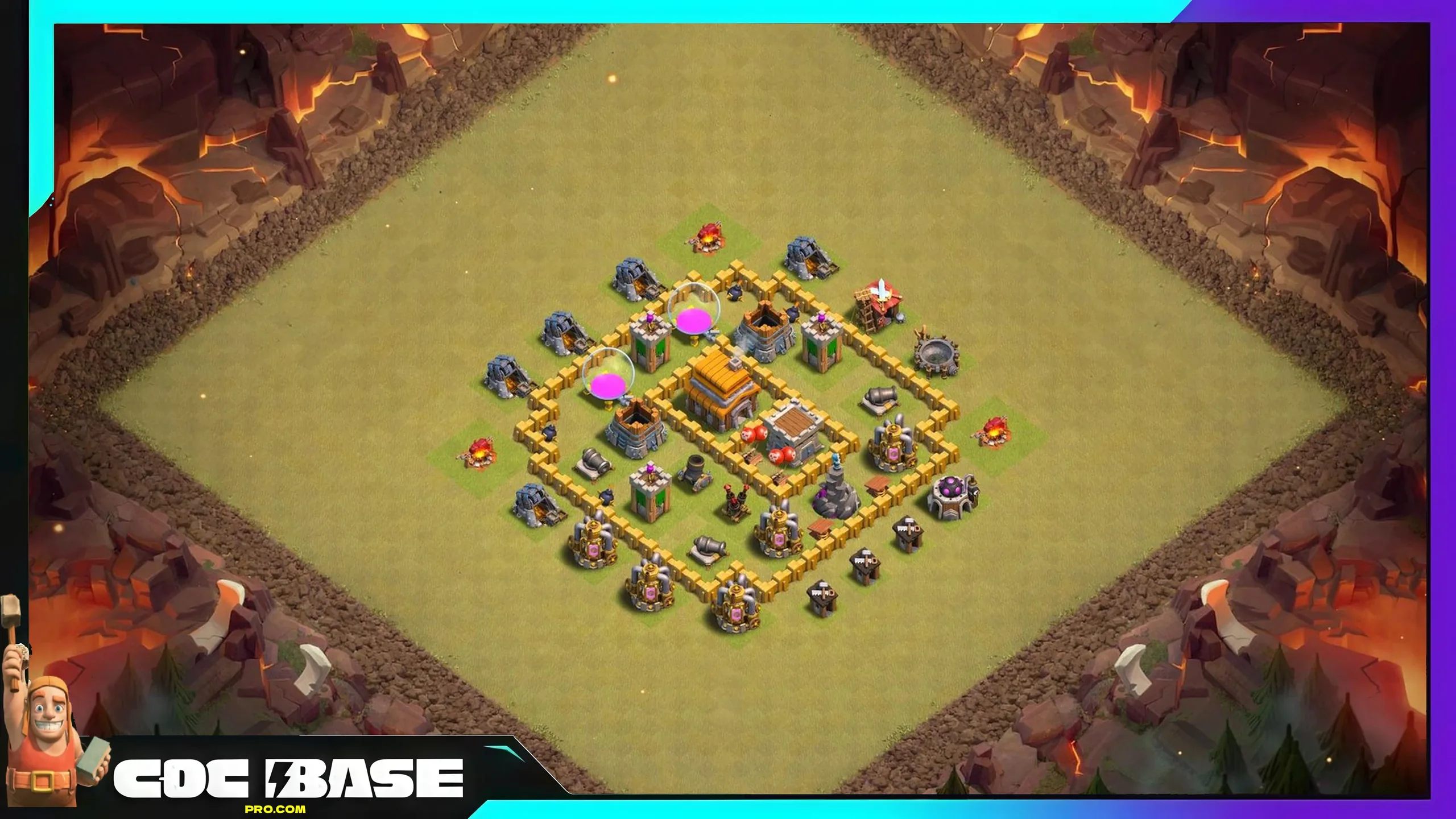 Best TH5 CWL Base 2026 Strong War Defense #06
