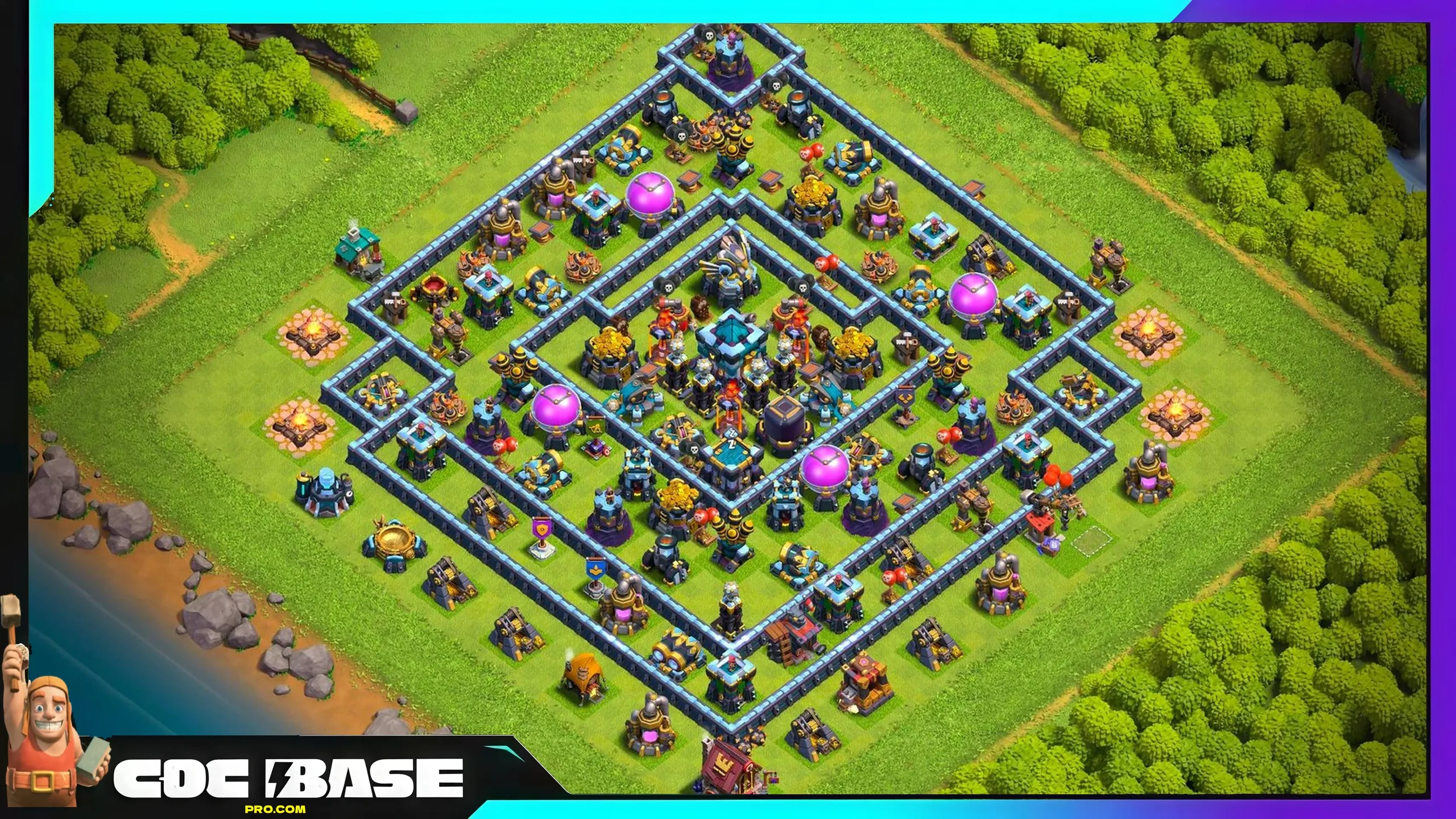 TH13 Farm Layout Copy Link 2026 Anti Loot Setup #02