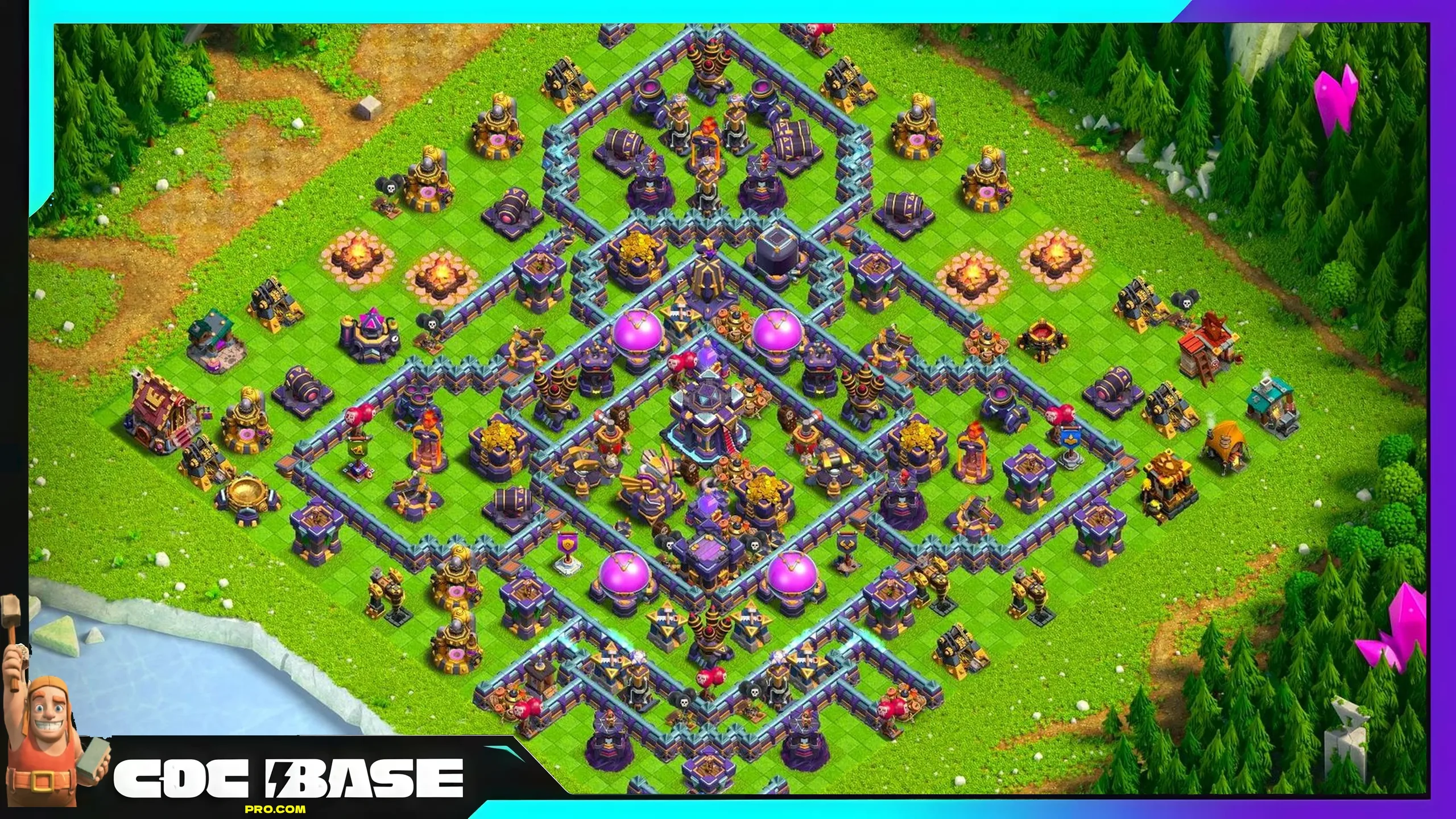 New TH15 Hybrid Layout 2026 Strong Defense #18