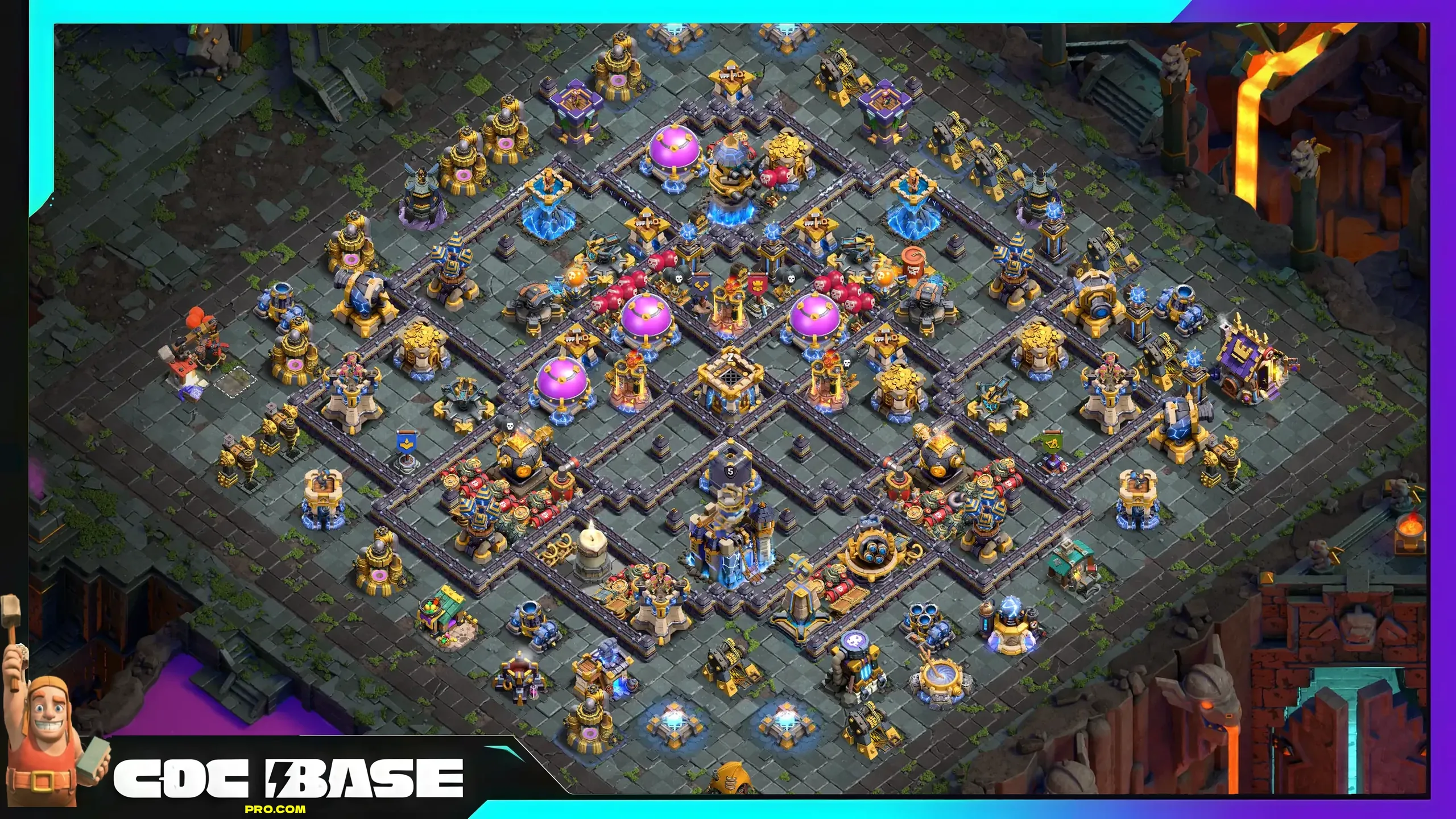 TH18 Farm Layout Copy Link 2026 Anti Loot Setup #27