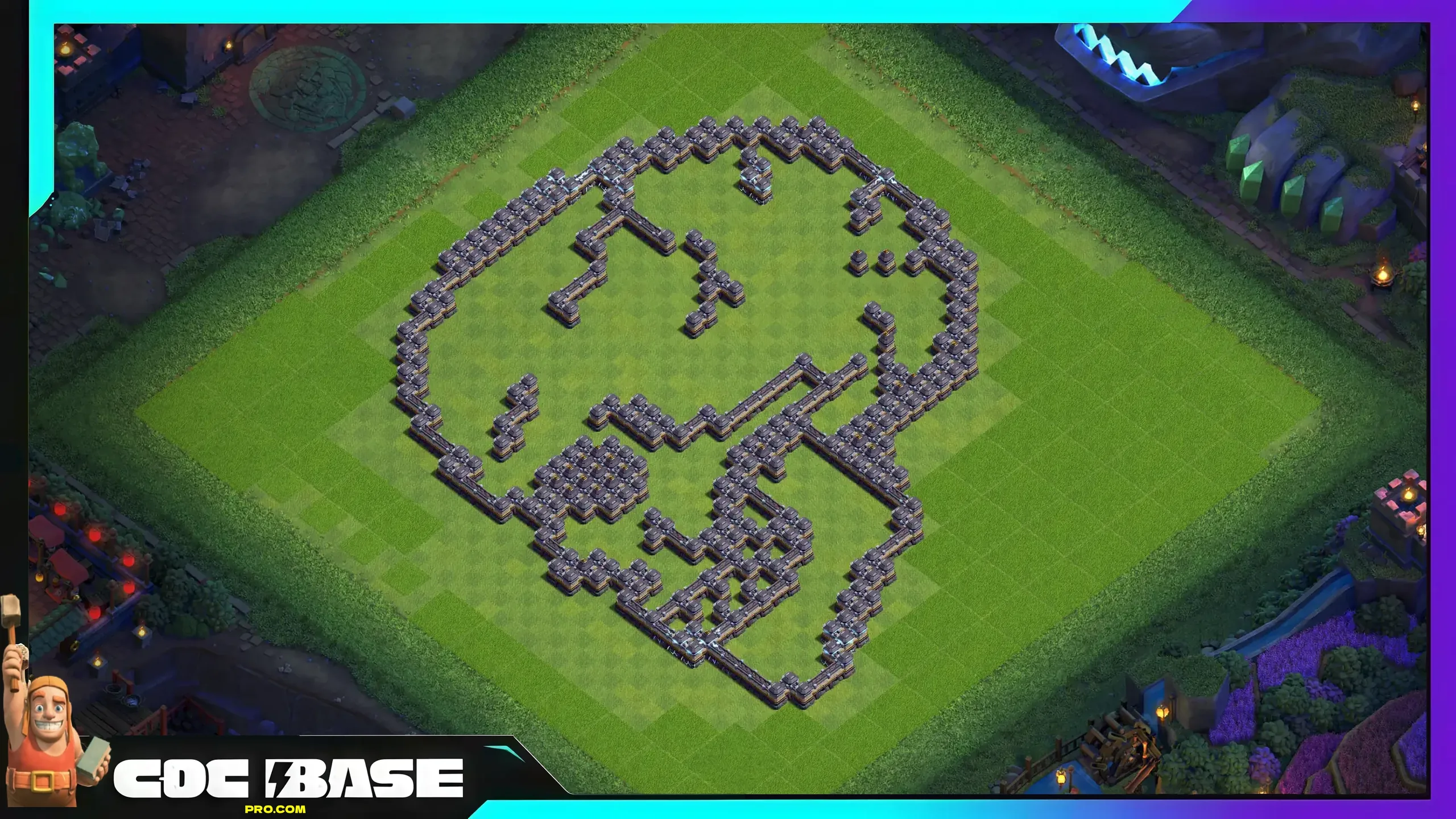 Professional TH18 Troll Base Link 2026 Fun Layout #05
