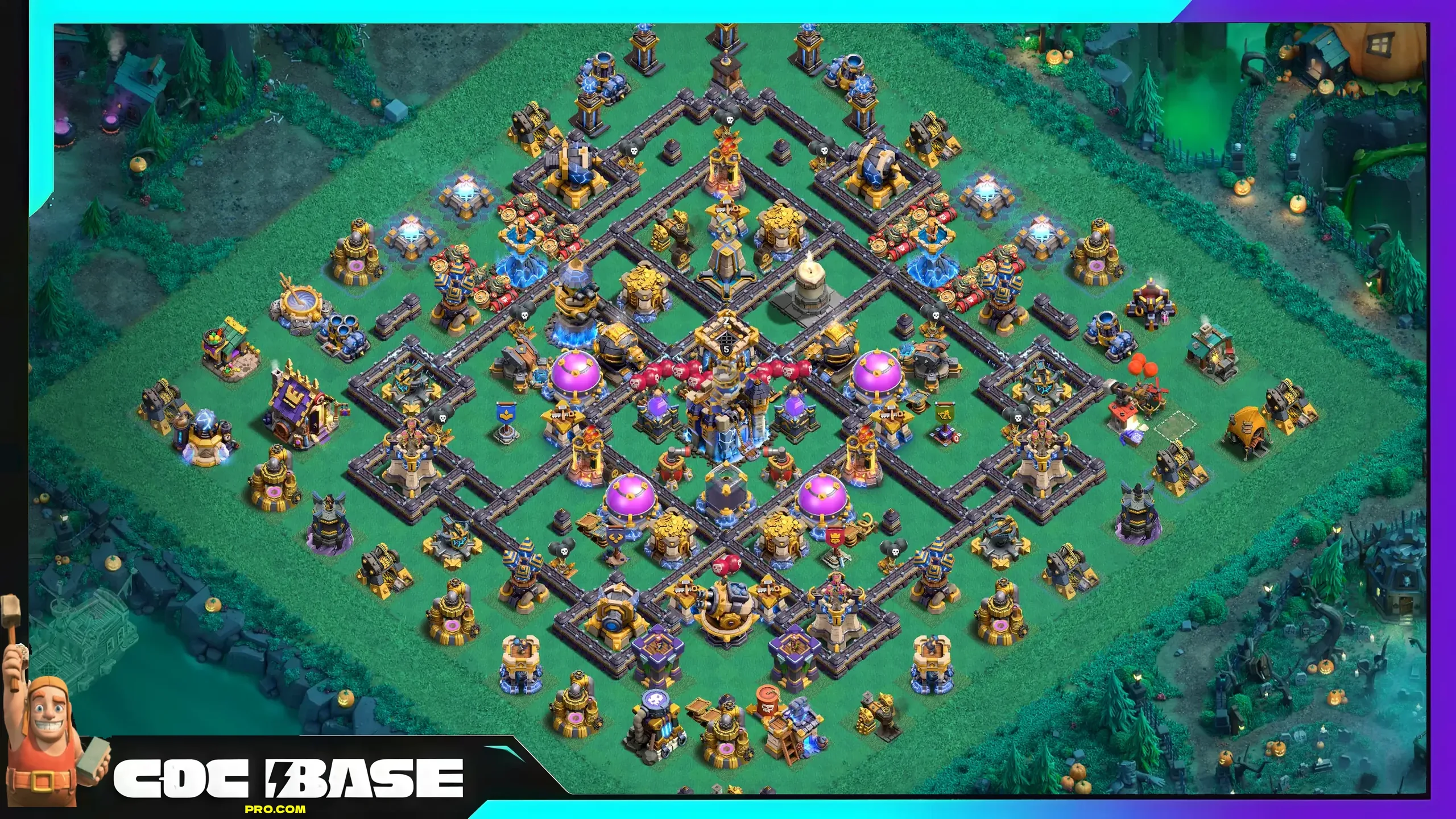 TH18 Hybrid Layout 2026 Defense and Resource Protection #04
