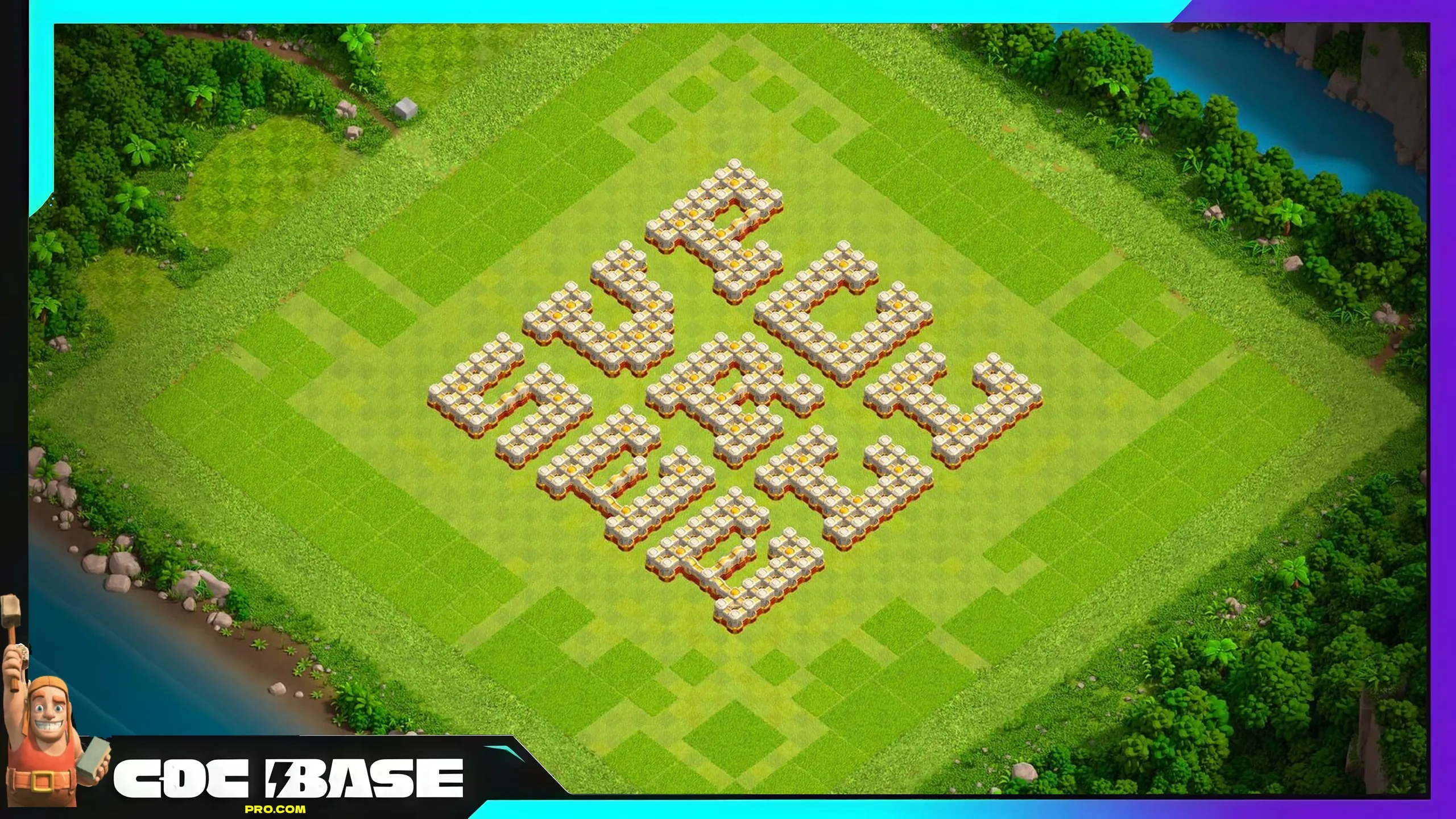 New TH16 Troll Defense Base 2026 Easy Copy #04