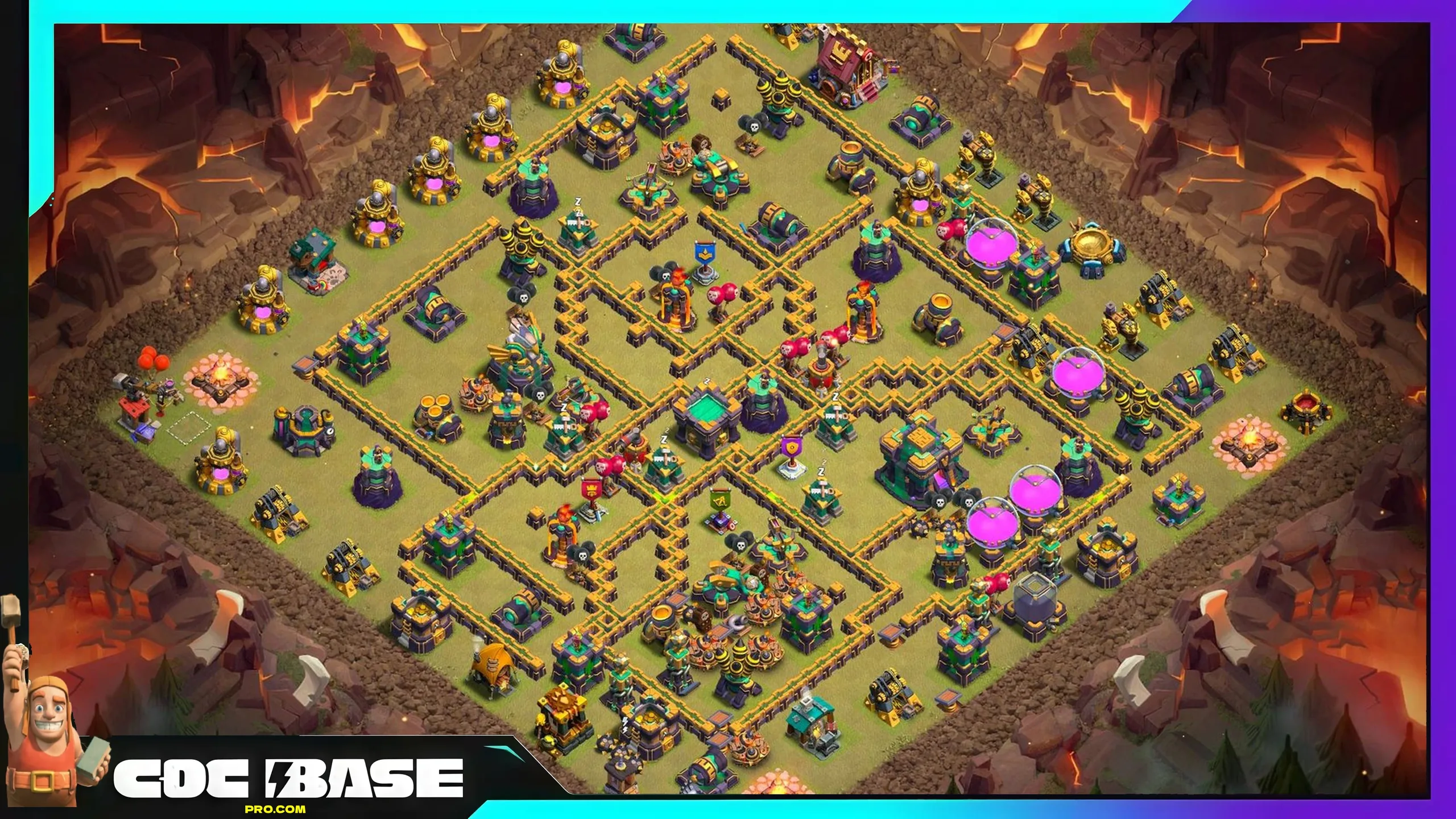Updated TH14 War Base With Copy Link 2026 Meta Resistant #09