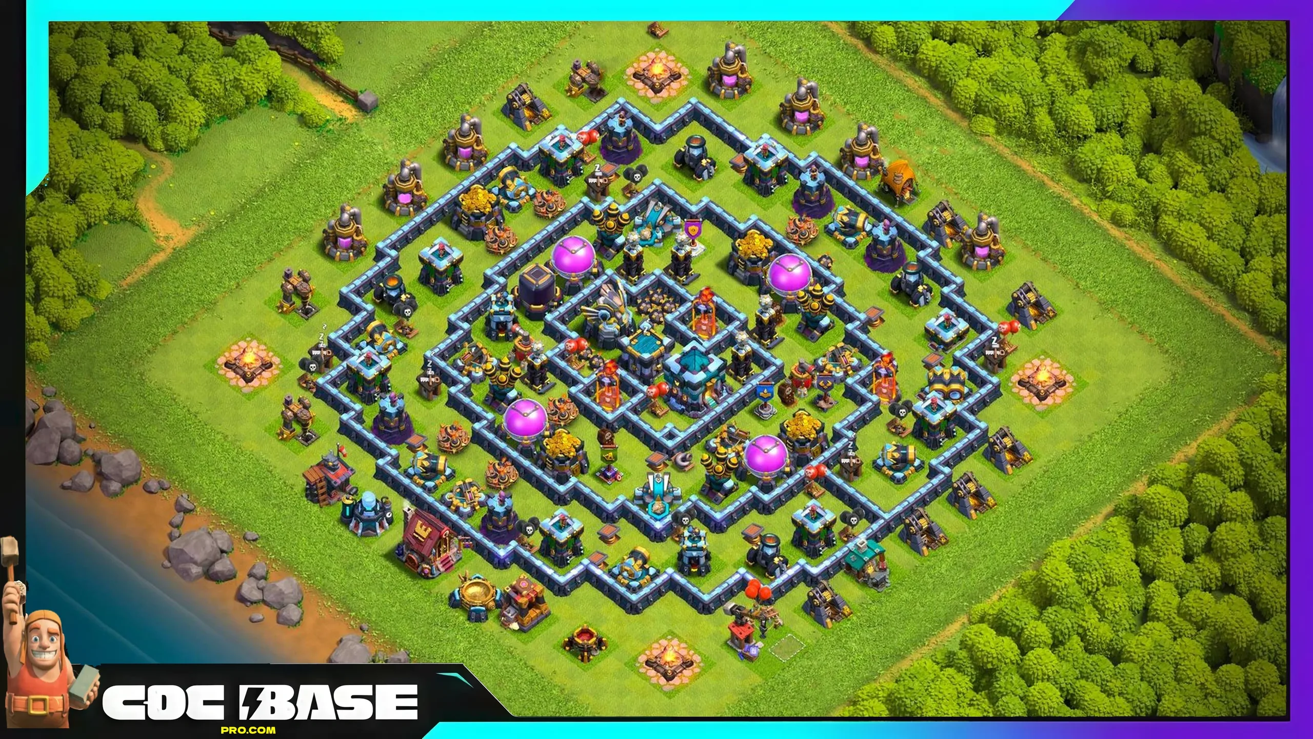 New TH13 Hybrid Layout 2026 Strong Defense #01