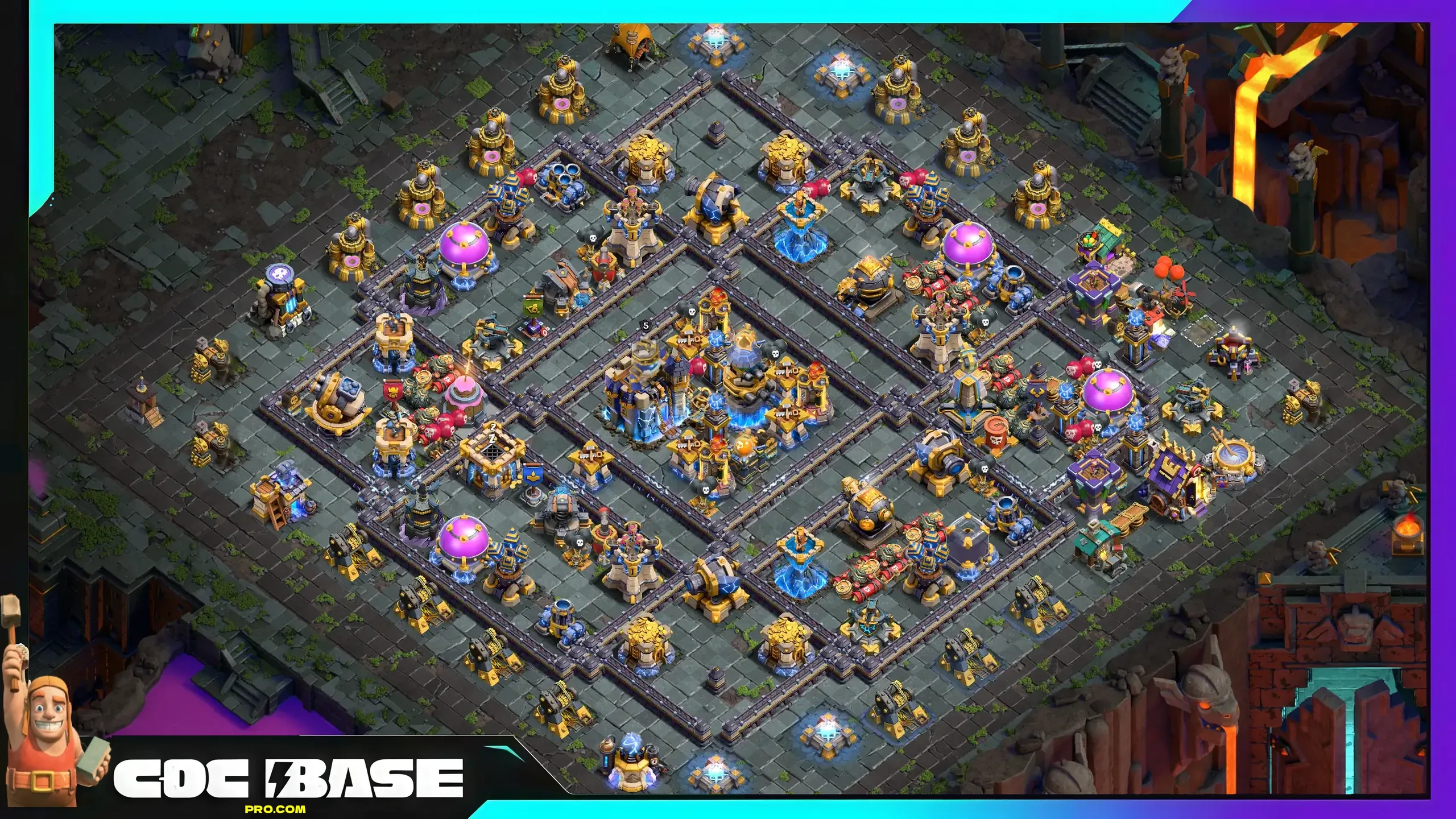 TH18 Farming Layout 2026 Anti 3 Star Defense #16