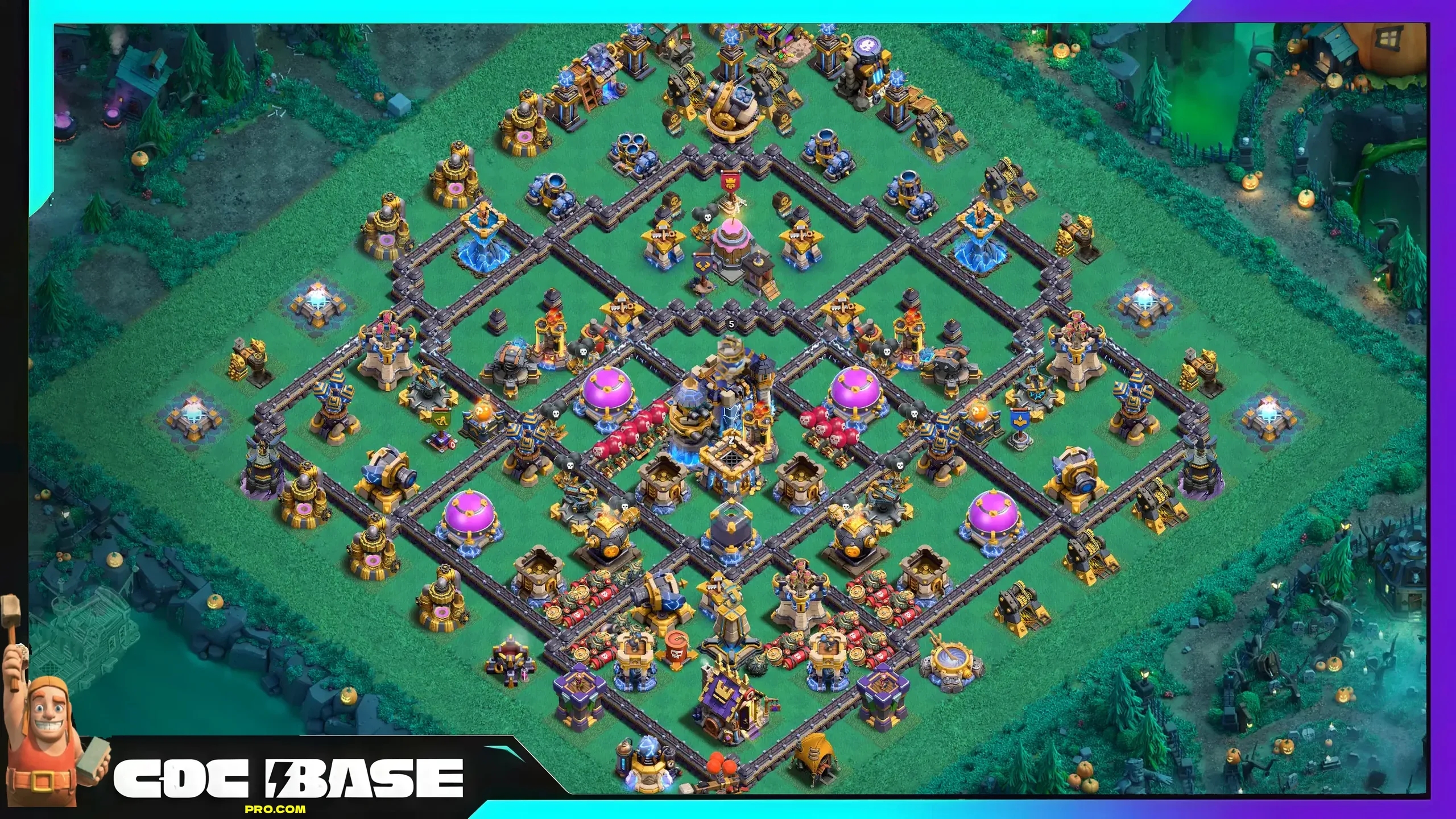New TH18 Hybrid Layout 2026 Strong Defense #18