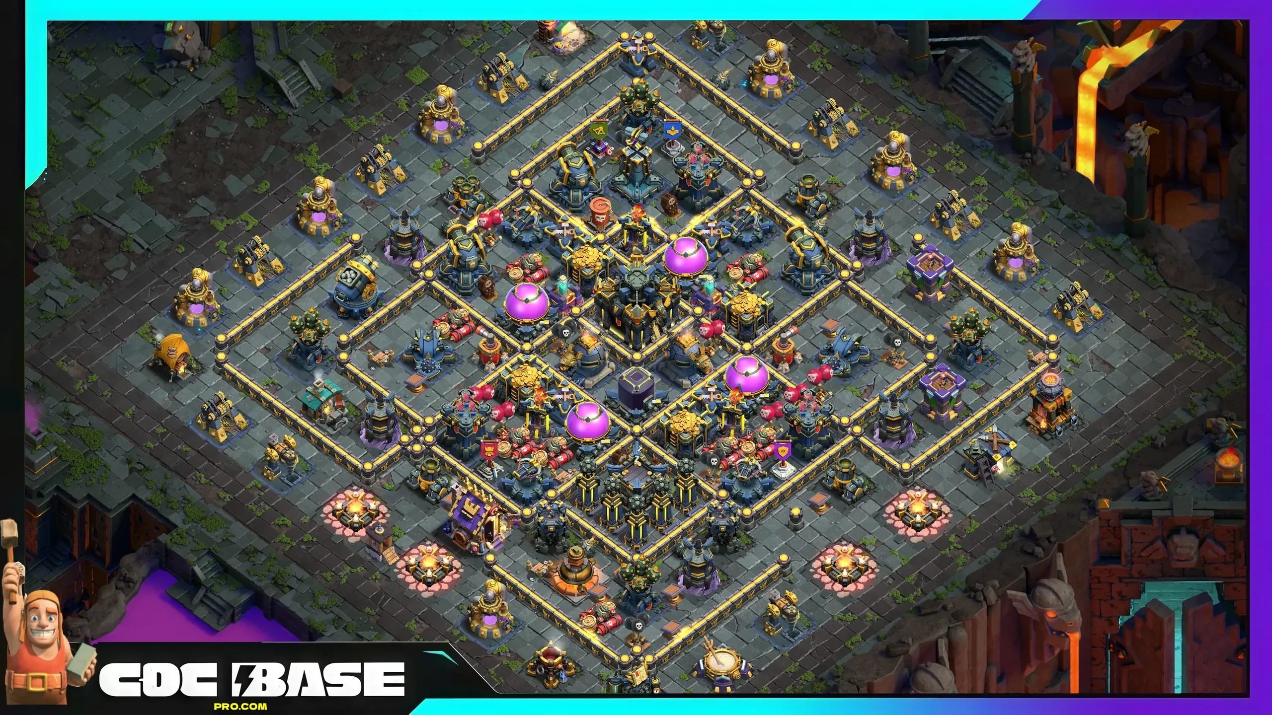 TH17 Farm Base With Copy Link 2026 Resource Protection #17