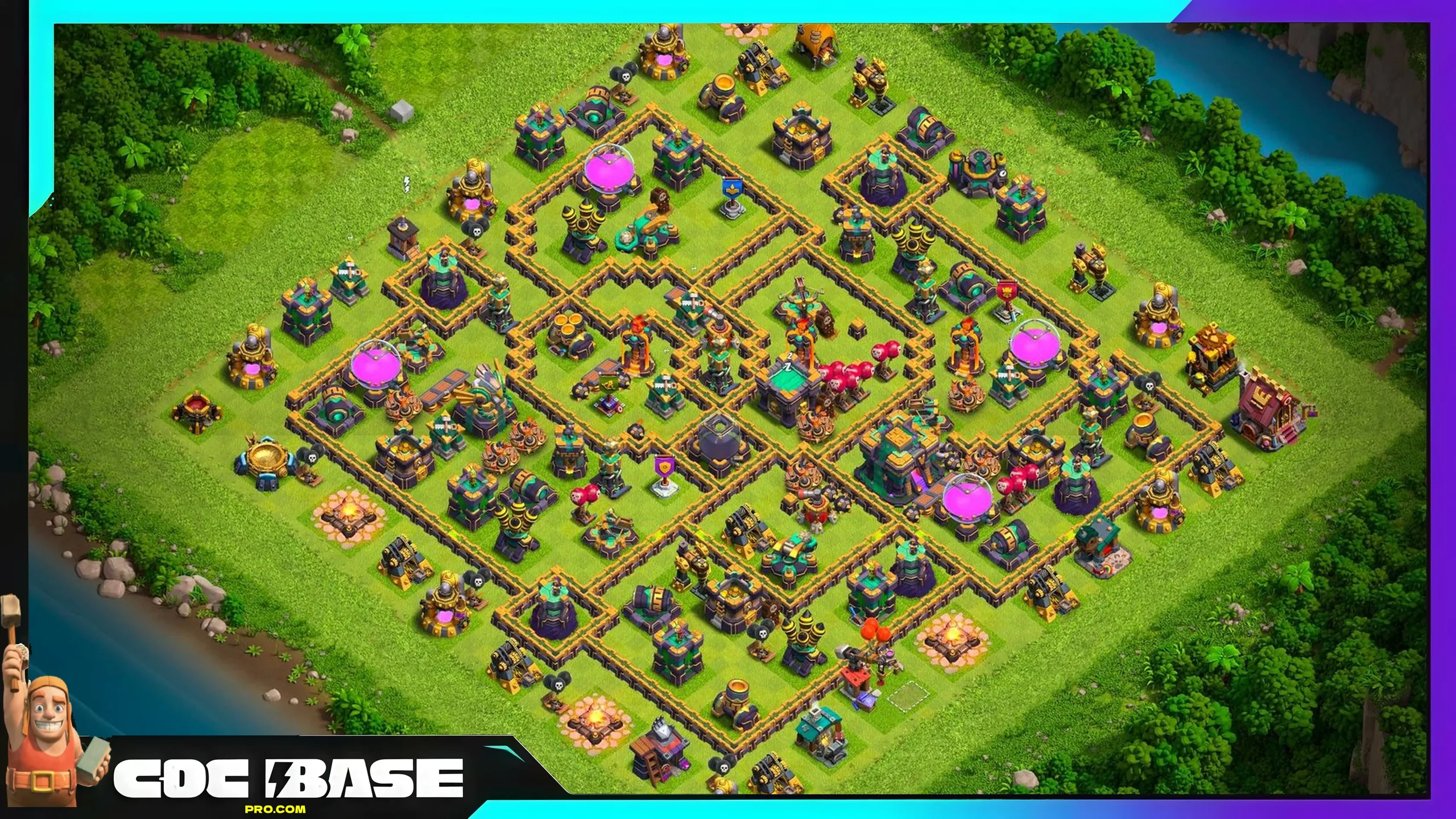 TH14 Farm Layout Copy Link 2026 Anti Loot Setup #08