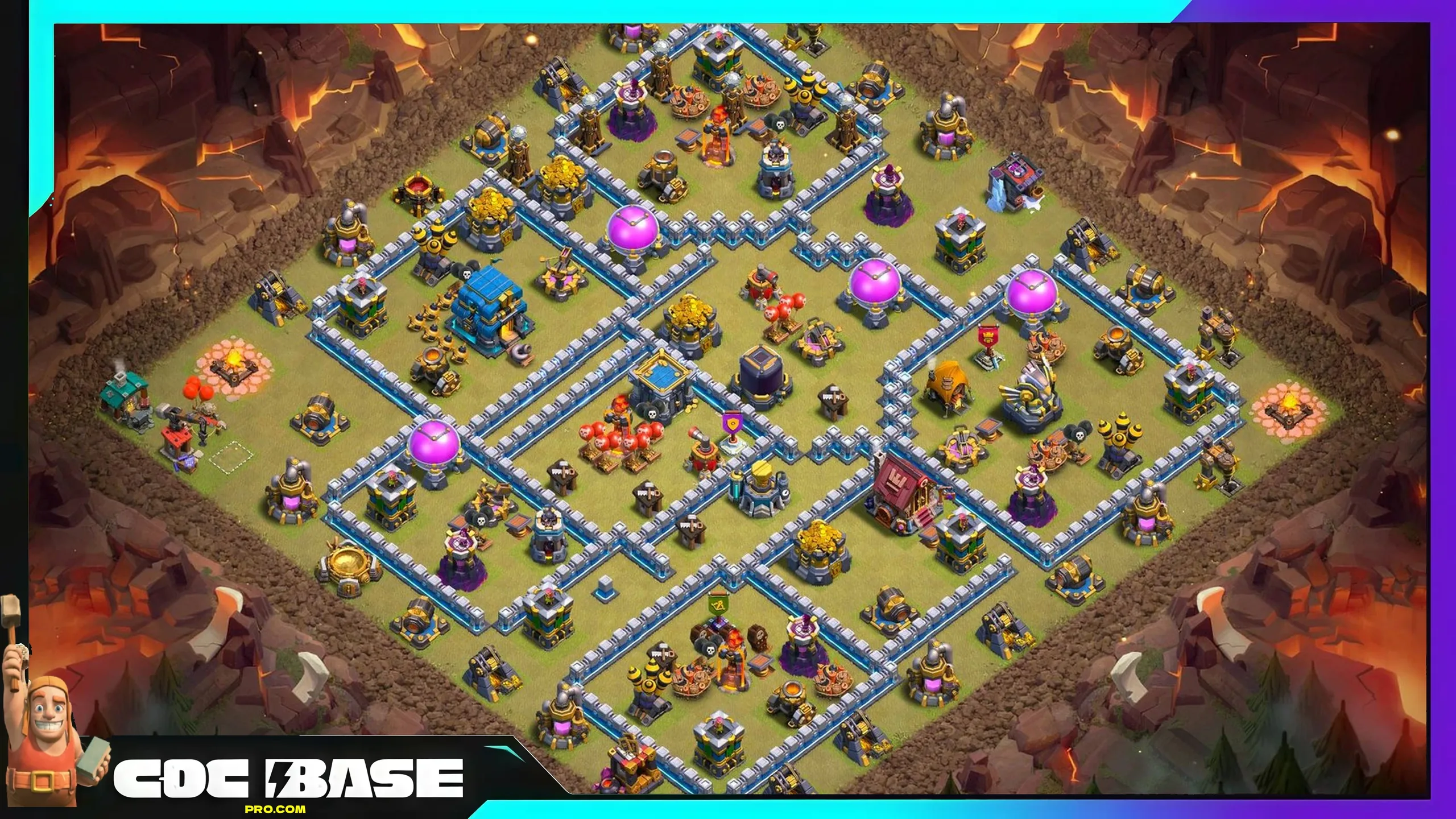 Best TH12 CWL Base 2026 Strong War Defense #04