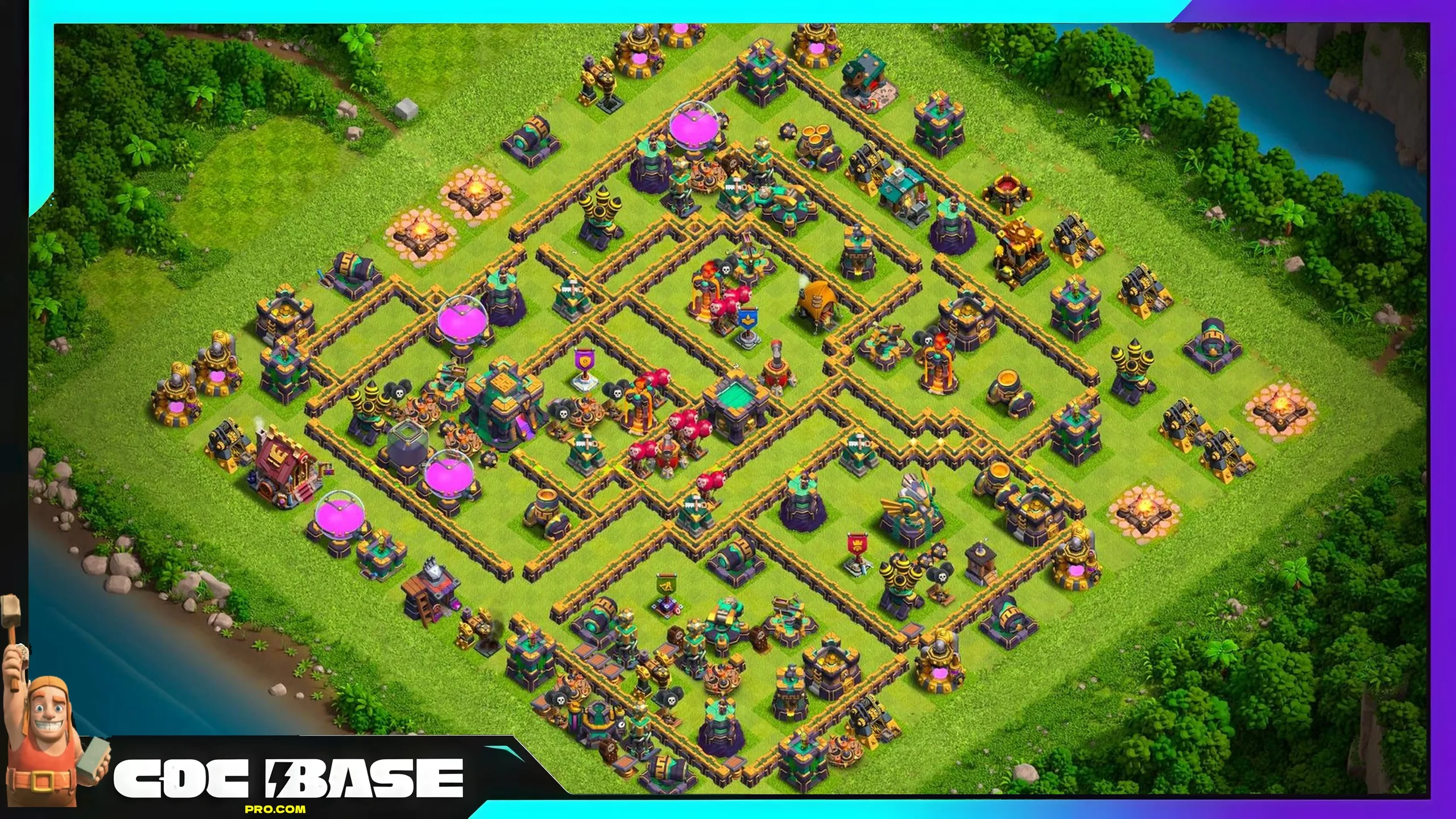 TH14 Legend League Layout 2026 Defensive Base Link #11