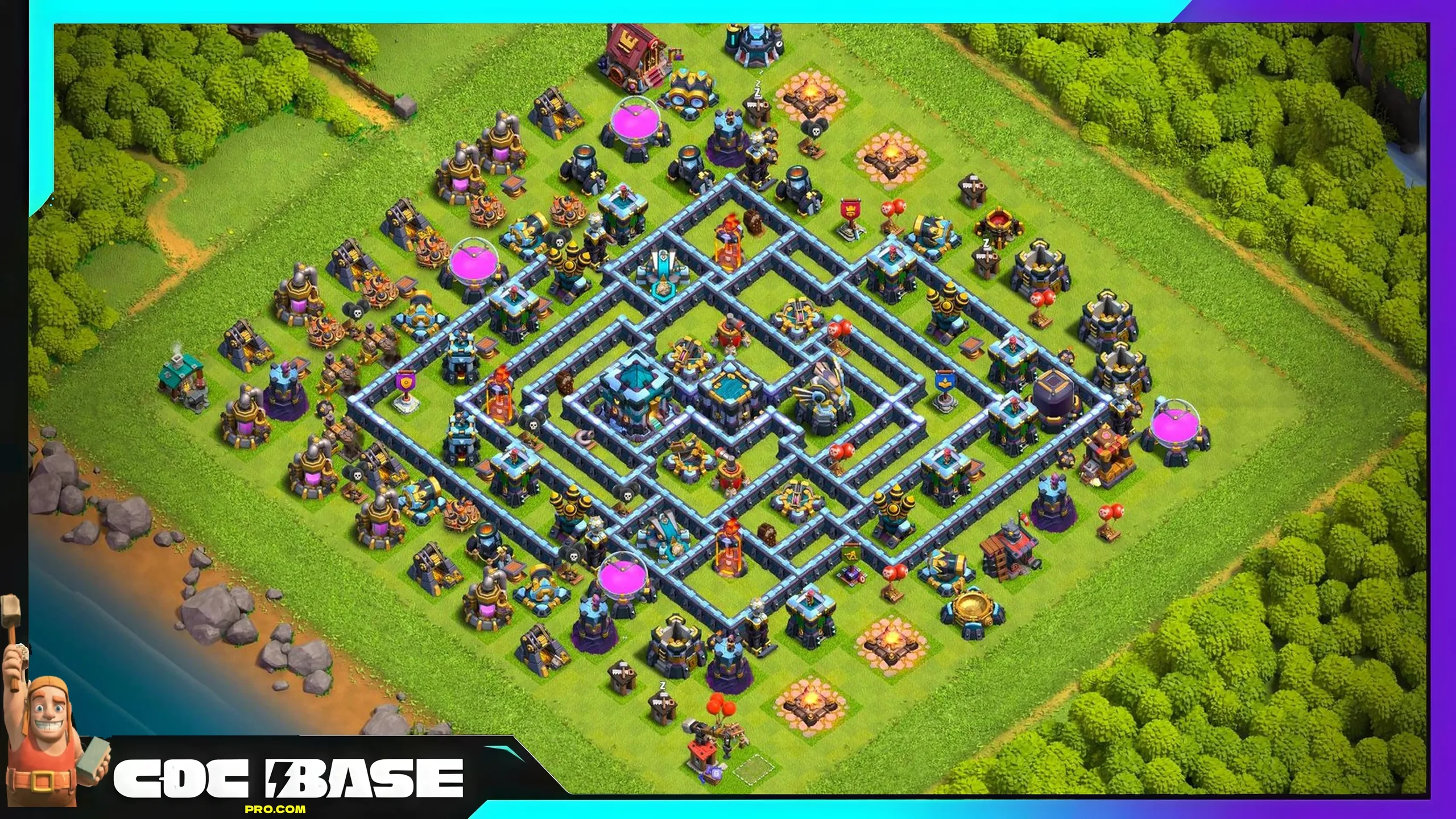 TH13 Legend League Layout 2026 Defensive Base Link #15