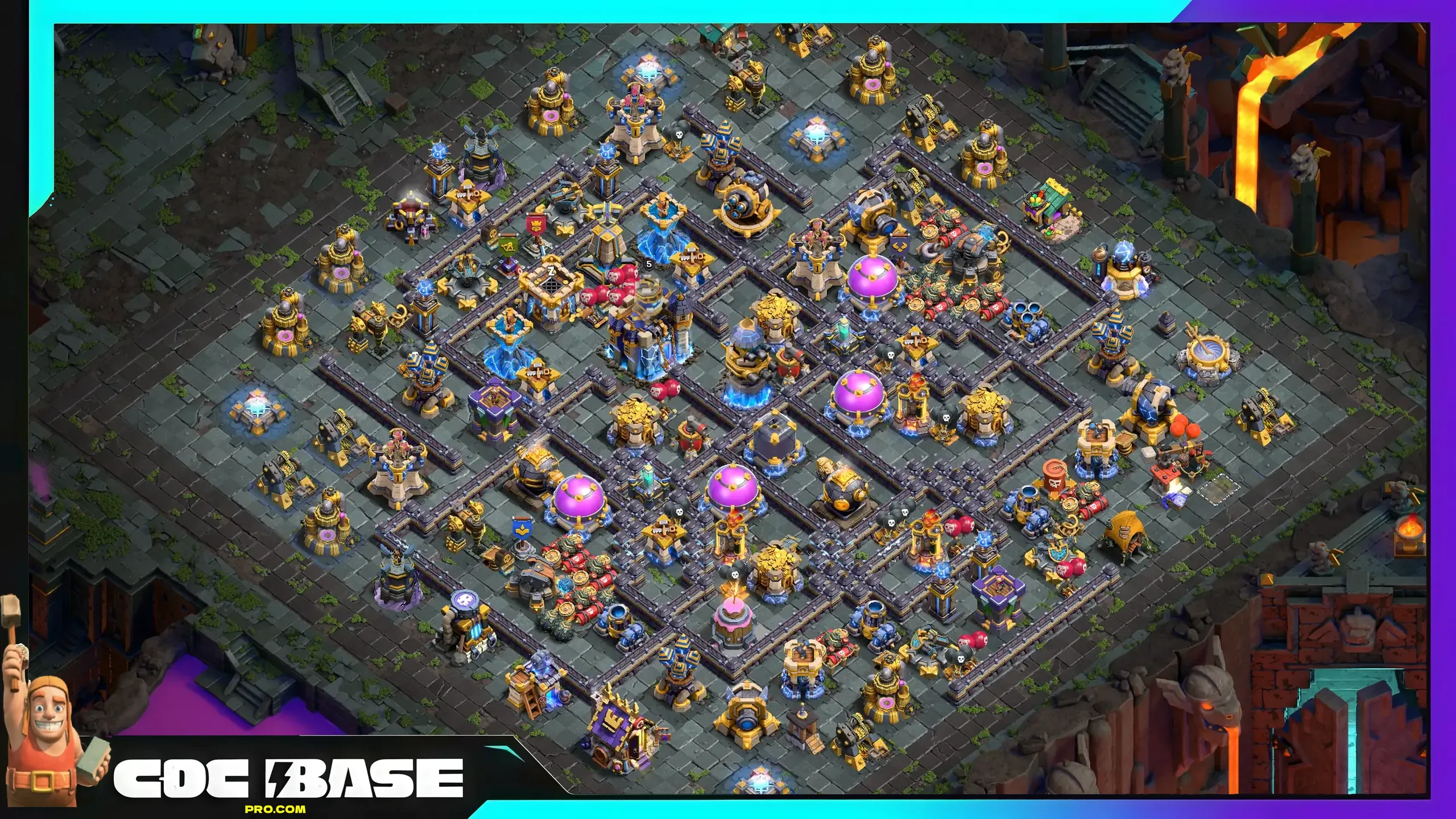 Updated TH18 Loot Defense Base Link 2026 Meta Resistant #09