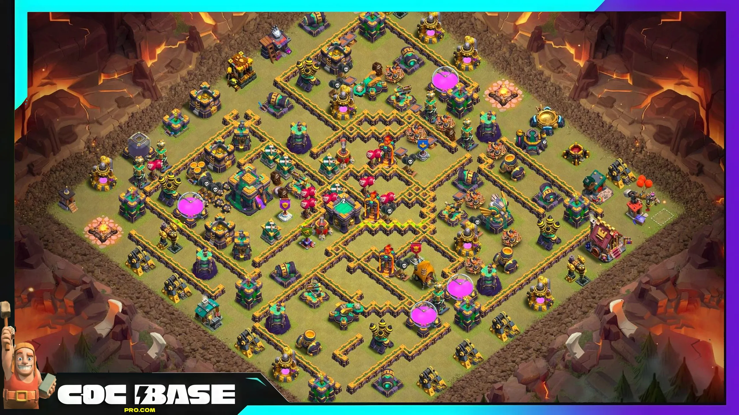 Updated TH14 War Base With Copy Link 2026 Hard to Triple #07