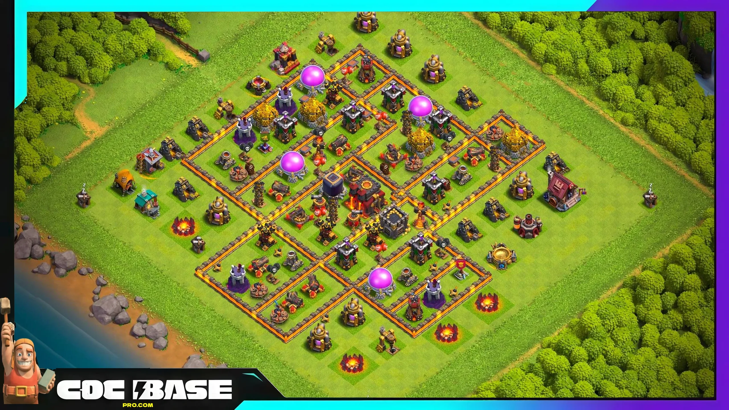 New TH10 Hybrid Layout 2026 Strong Defense #03