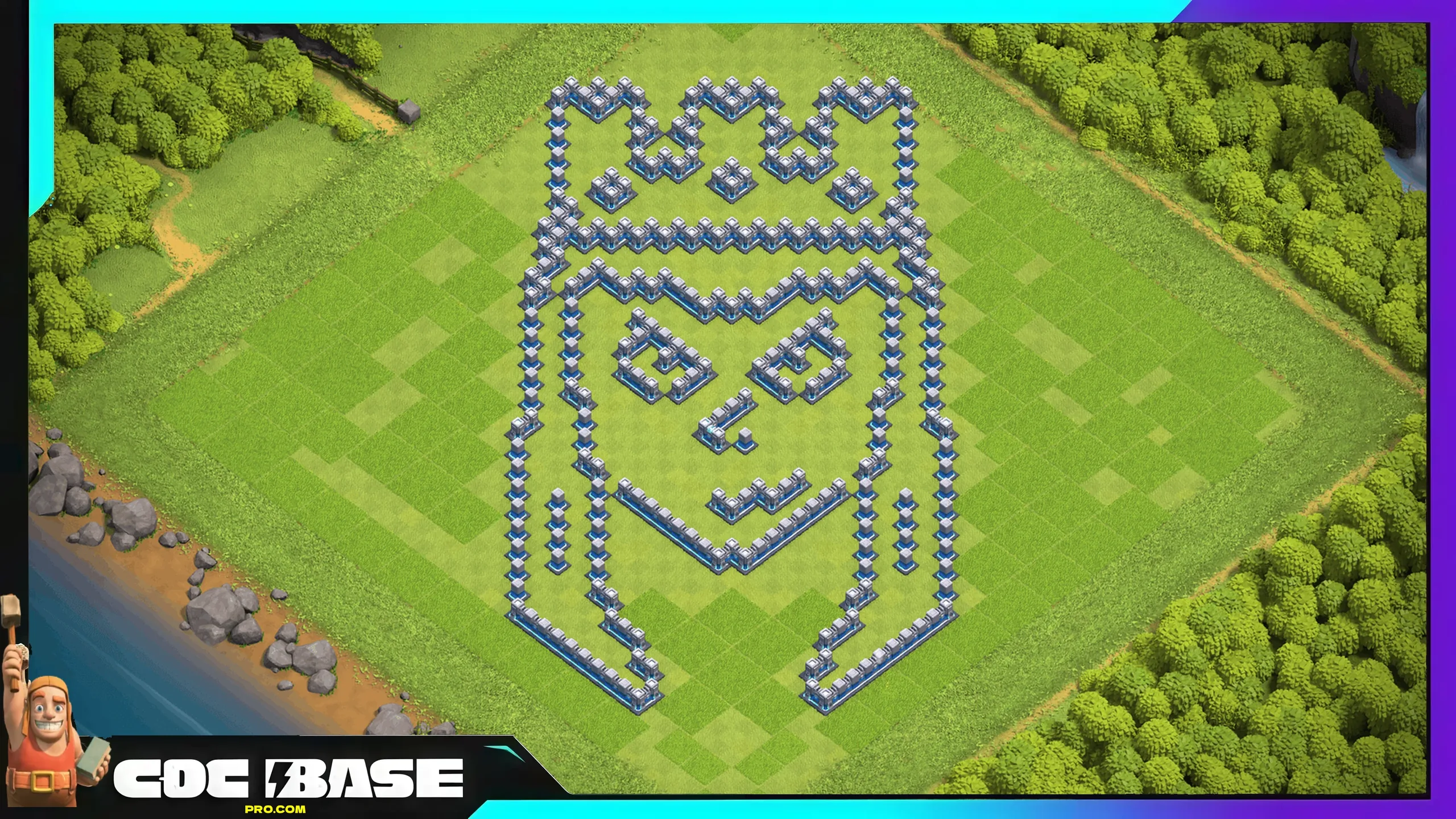 TH12 Funny Troll Layout 2026 Base Link #03