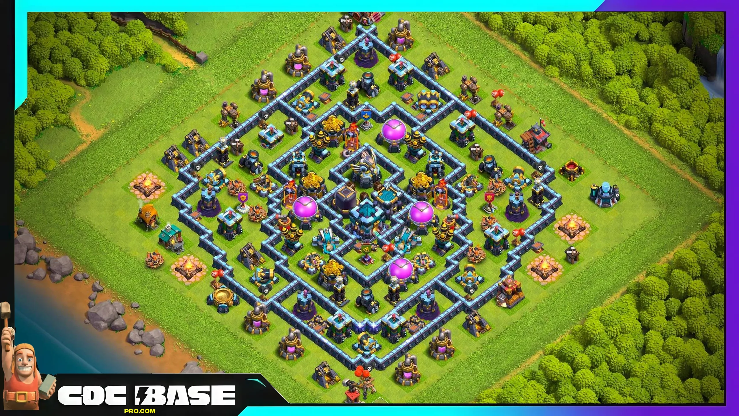 TH13 Farm Layout Copy Link 2026 Anti Loot Setup #27