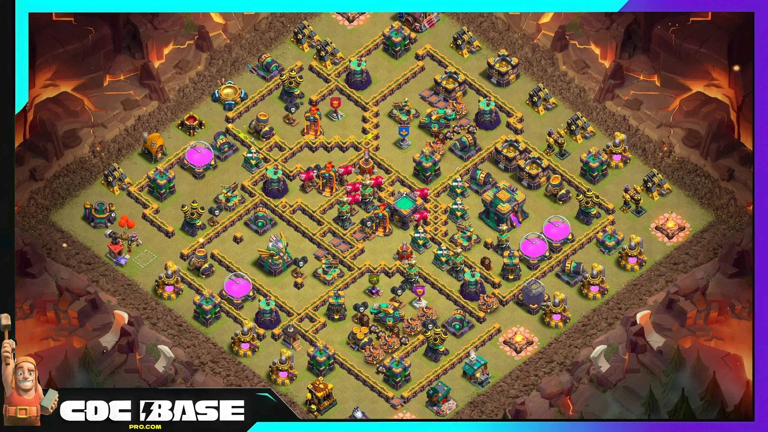 TH14 Clan War Base 2026 Instant Copy Link #11