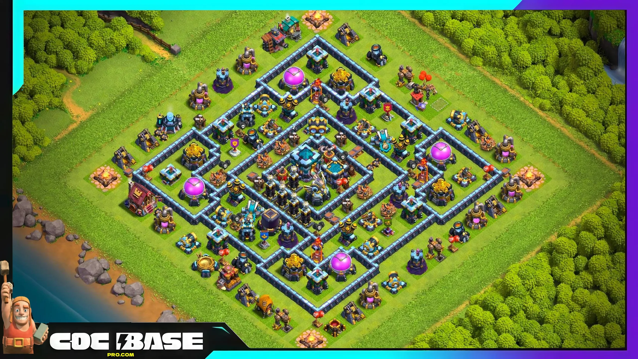 Optimized TH13 Hybrid Base Link 2026 Balanced Defense #14