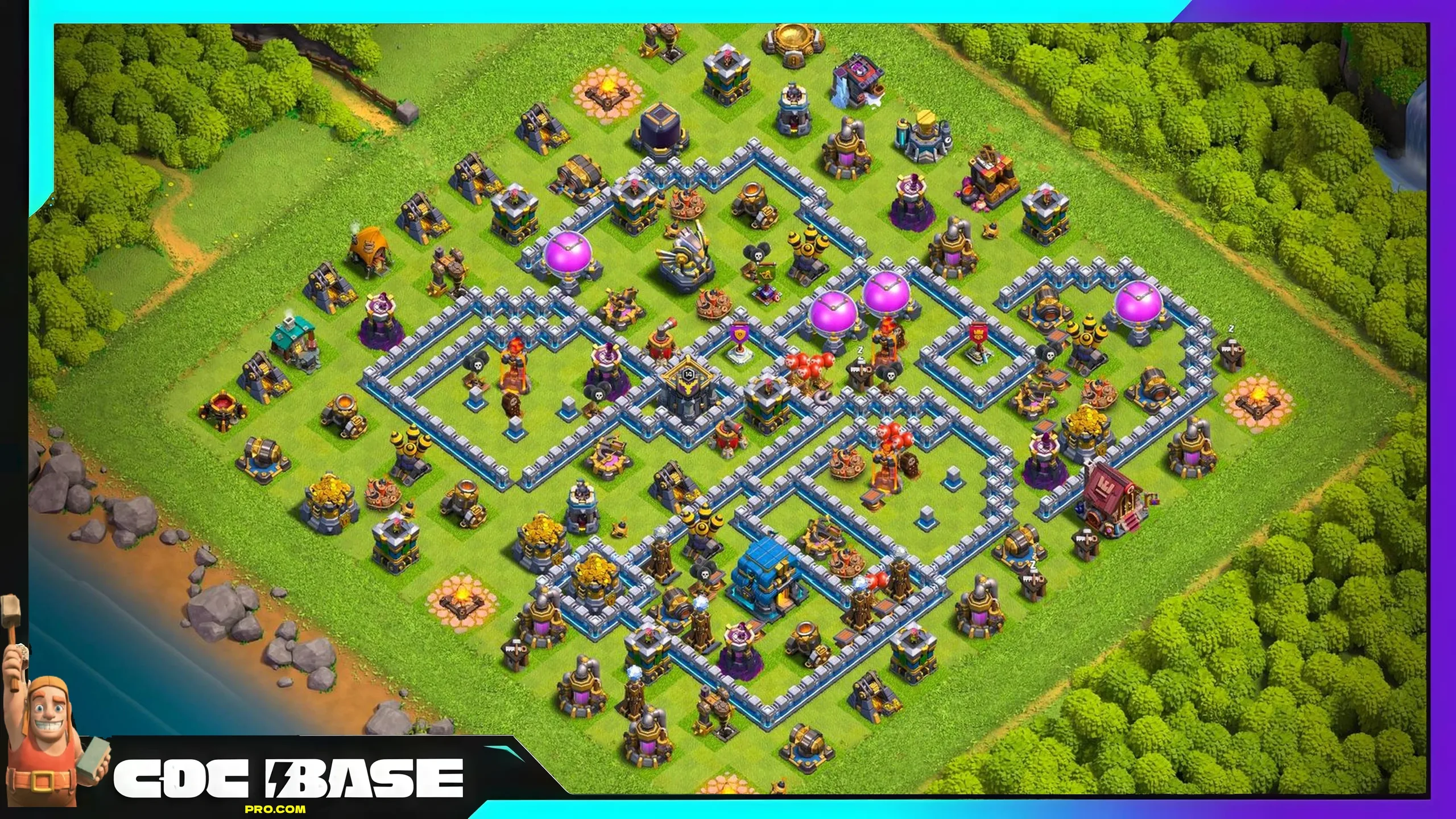 TH12 Farm Base With Copy Link 2026 Resource Protection #01