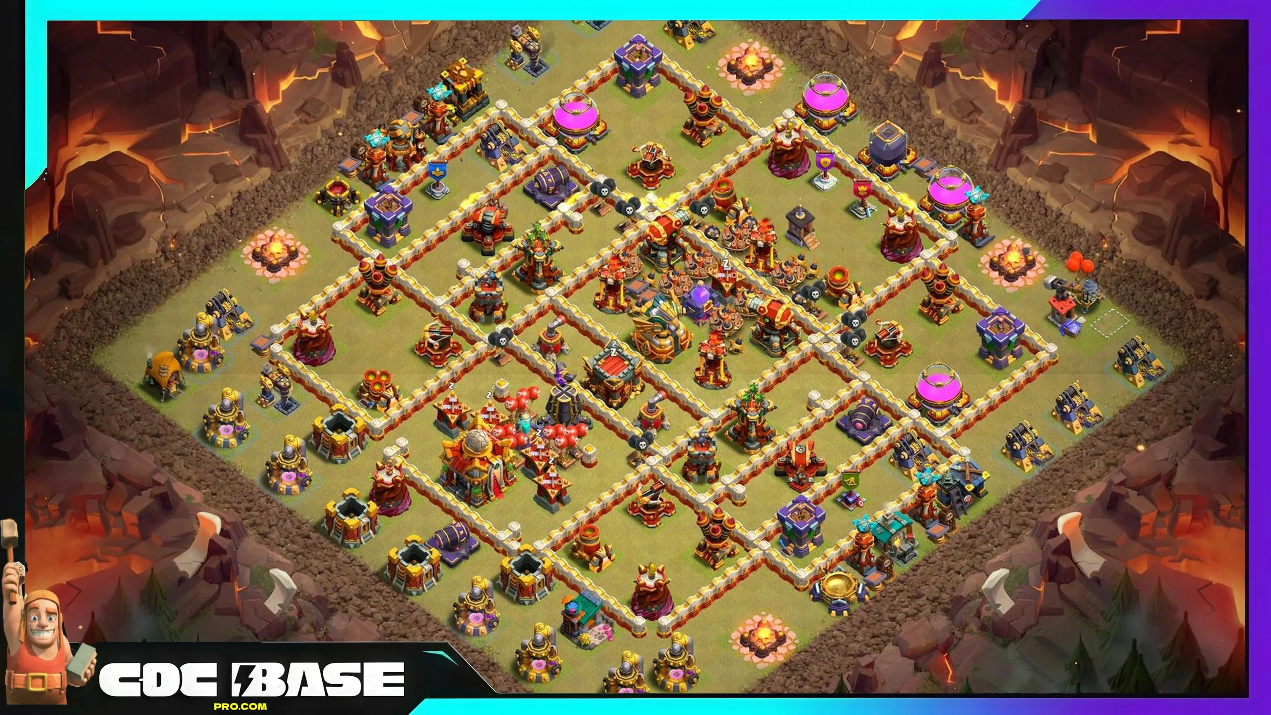 TH16 Clan War League Base Link 2026 Anti 3 Star Setup #09