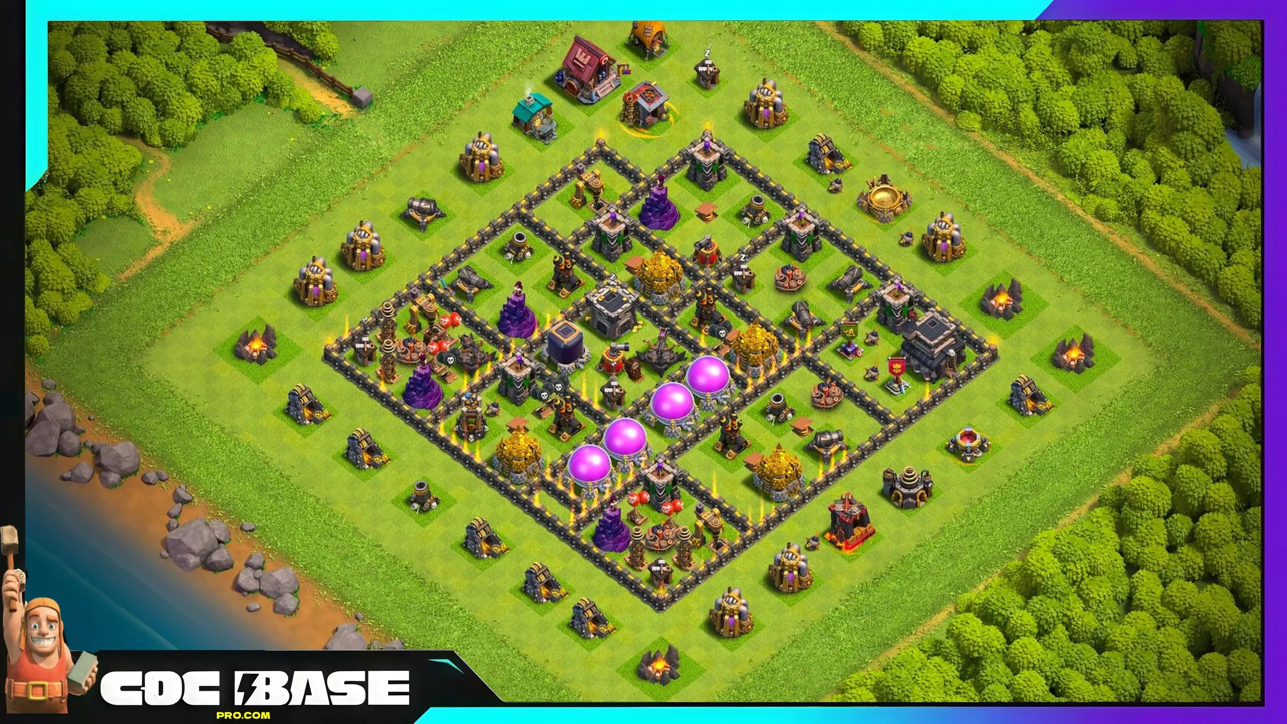 Updated TH9 Loot Defense Base Link 2026 Tournament Ready #07