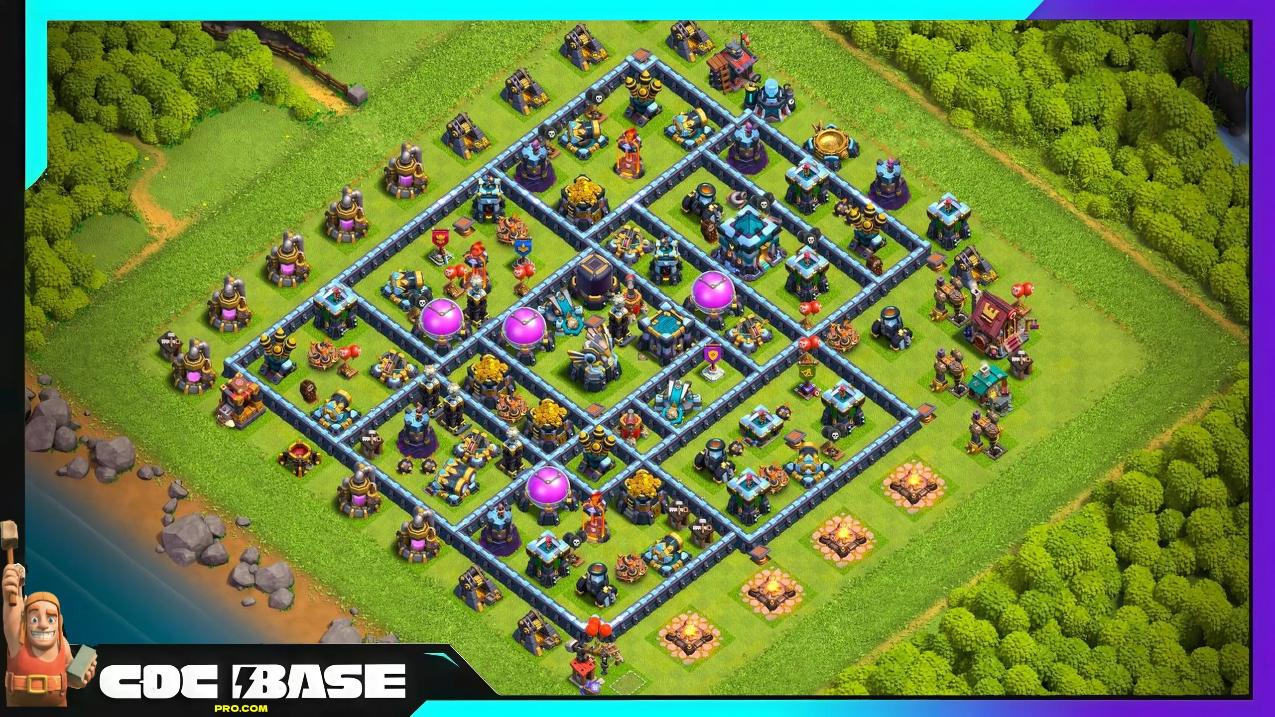 TH13 Farm Layout Copy Link 2026 Anti Loot Setup #10