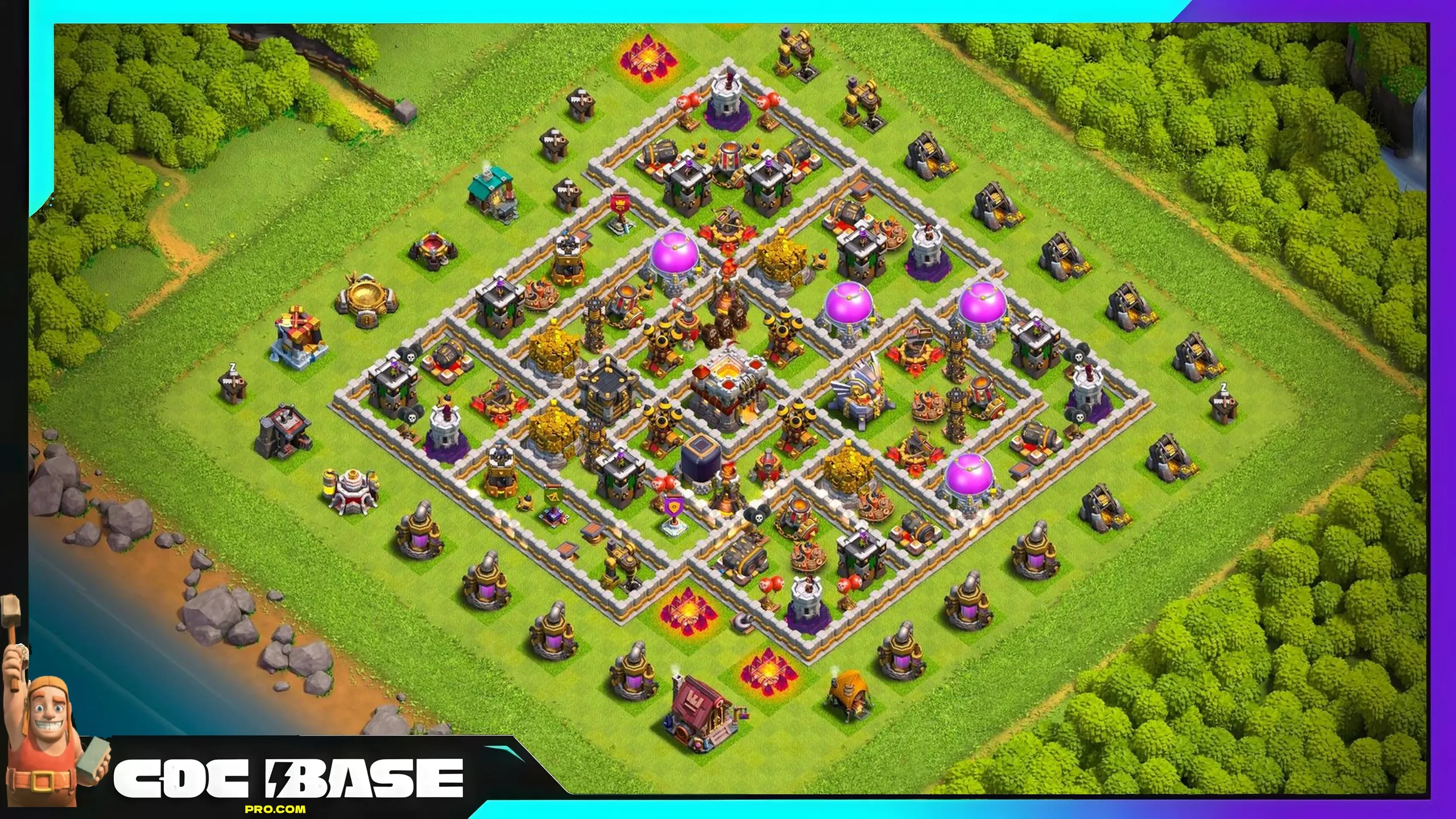 New TH11 Hybrid Layout 2026 Strong Defense #01