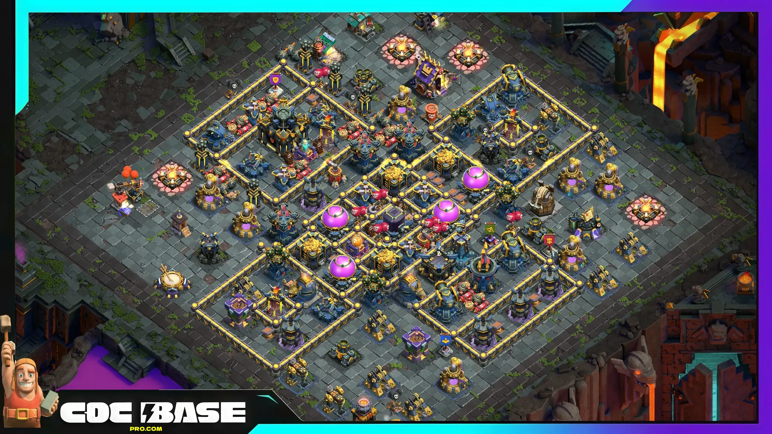 Updated TH17 Loot Defense Base Link 2026 Built for Victory #12