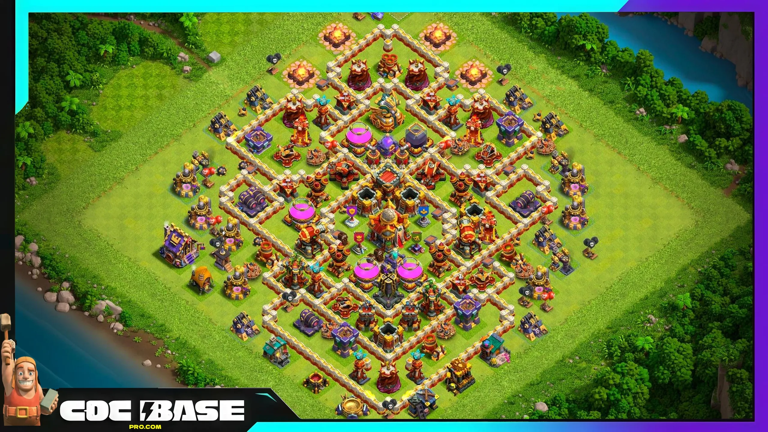 TH16 Farming Layout 2026 Anti 3 Star Defense #14