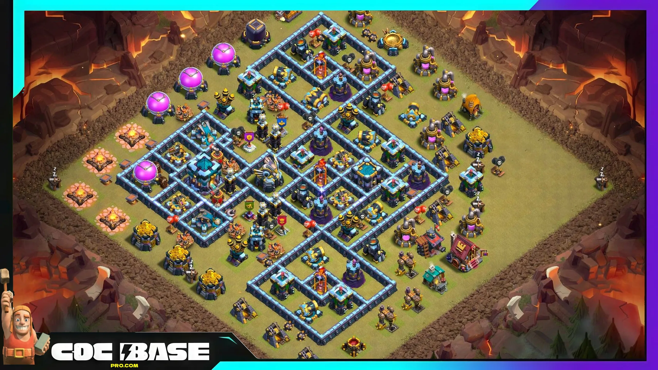 Best TH13 CWL Base 2026 Strong War Defense #12