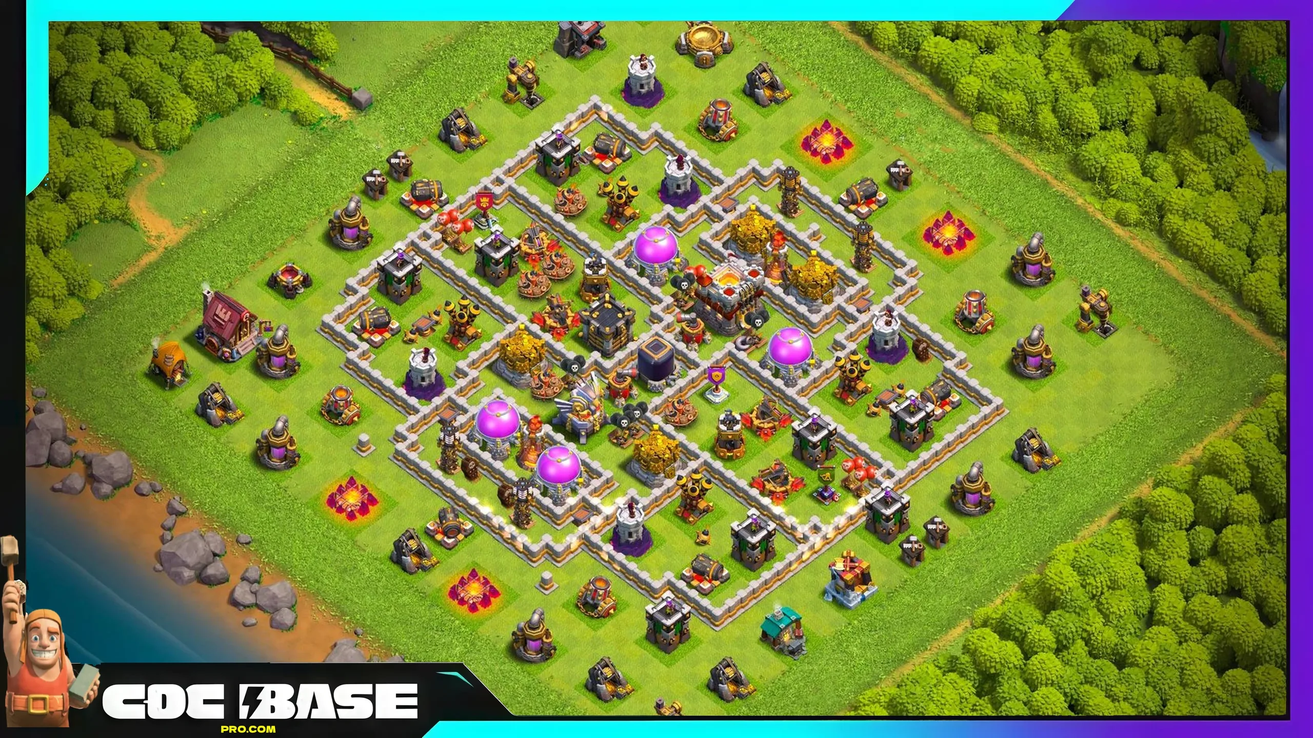 TH11 Farming Layout 2026 Anti 3 Star Defense #05
